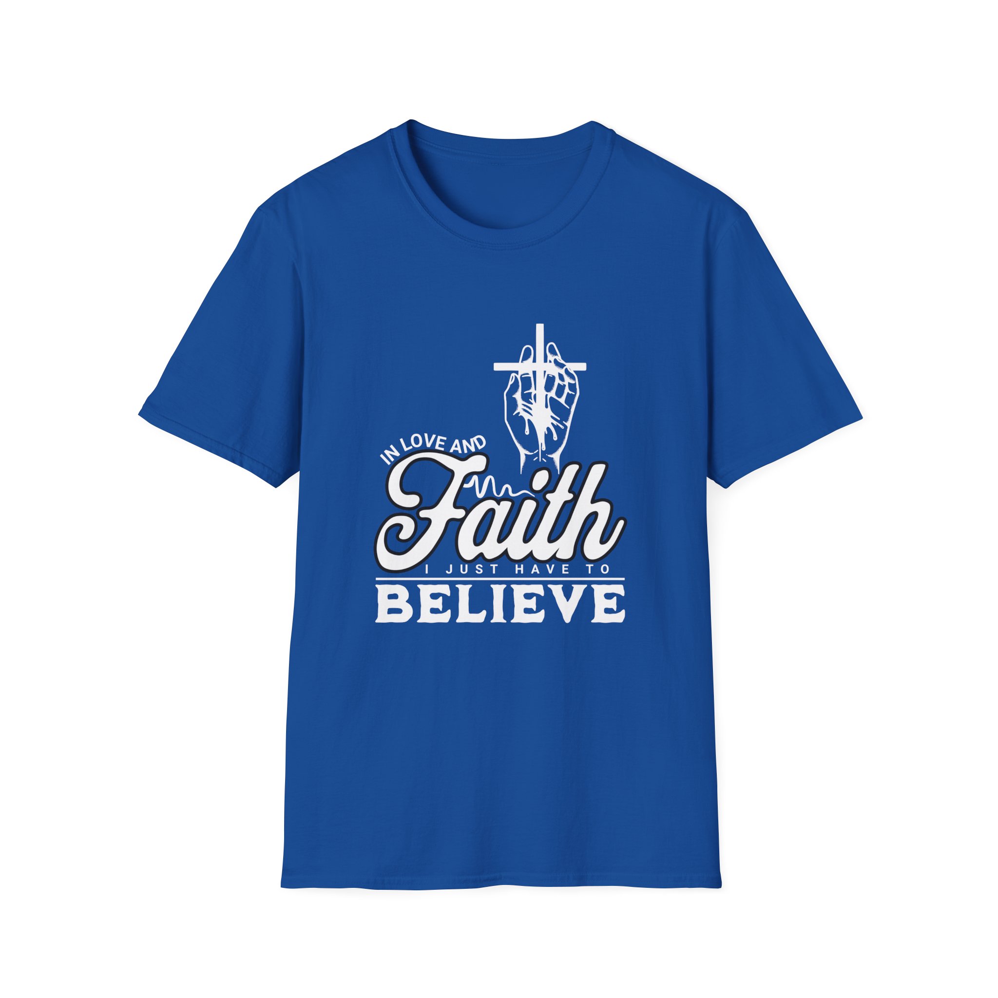 Faith Believe Unisex Softstyle T-Shirt - Image 17