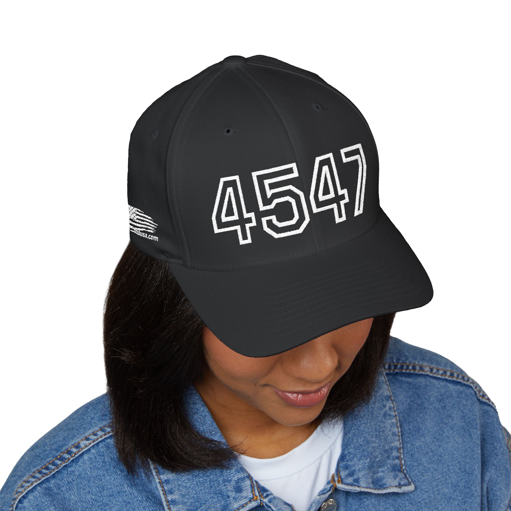 Embroidered 45 47 Cap - Truth in the Darkness Network - Image 3