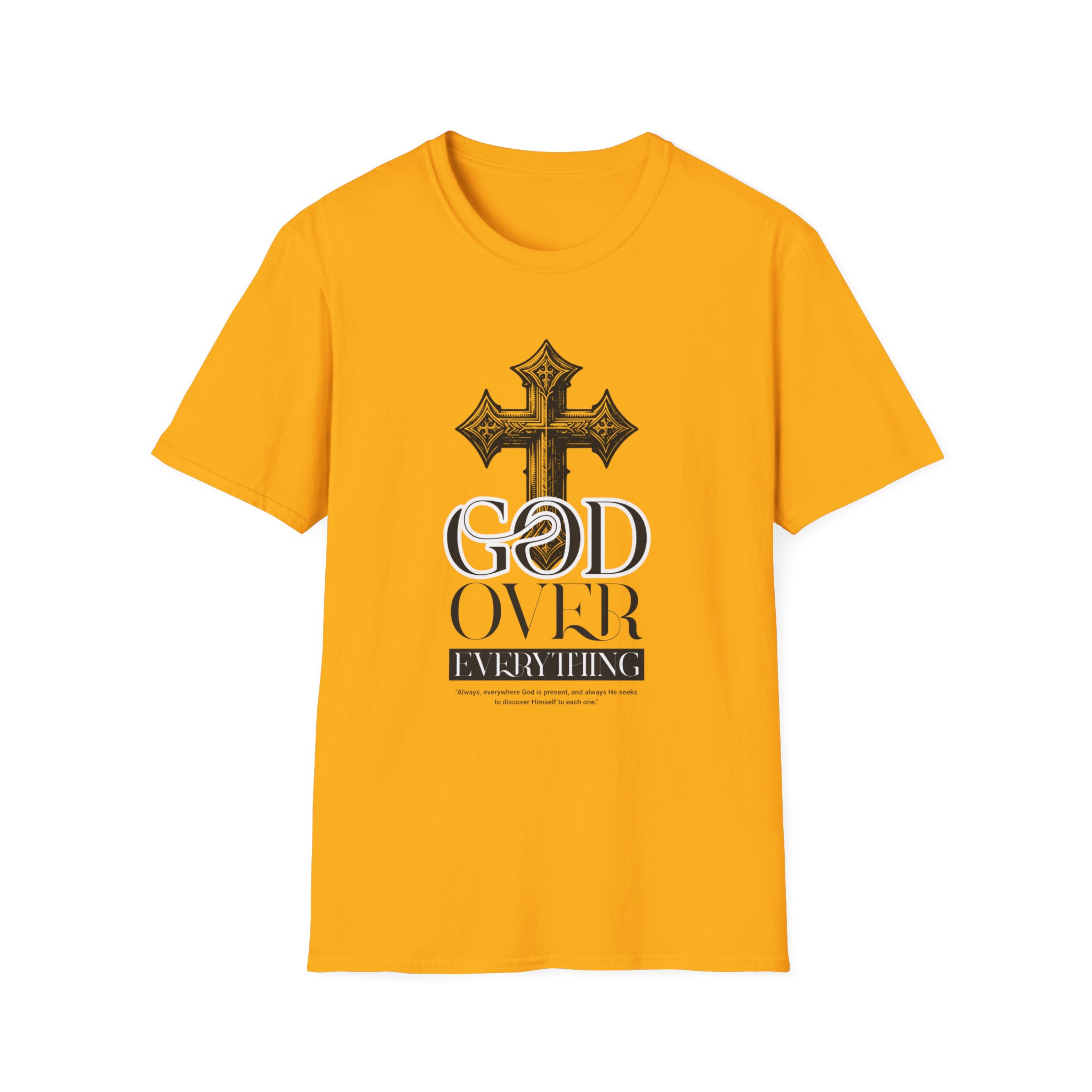 God Over Everything T-Shirt — Christian Cross Faith Tee - Image 5