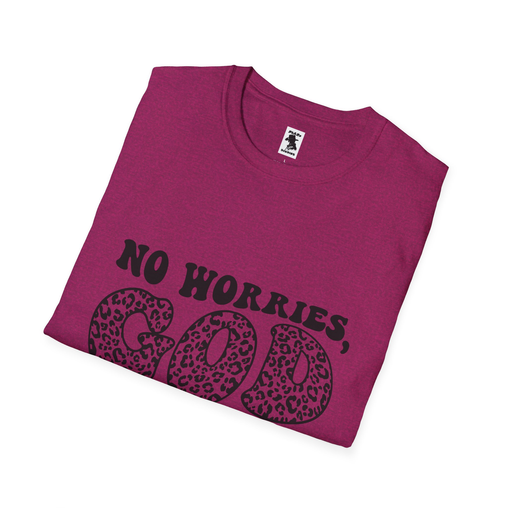 Inspirational Unisex Softstyle T-Shirt | "No Worries, God Got Me" - Image 24