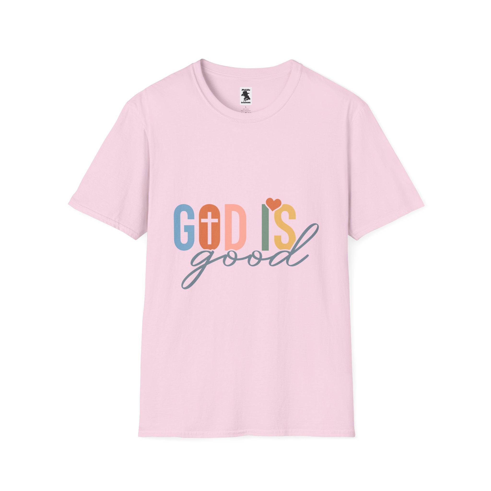 Unisex Softstyle T-Shirt - "God Is Good" Inspirational Tee - Image 37