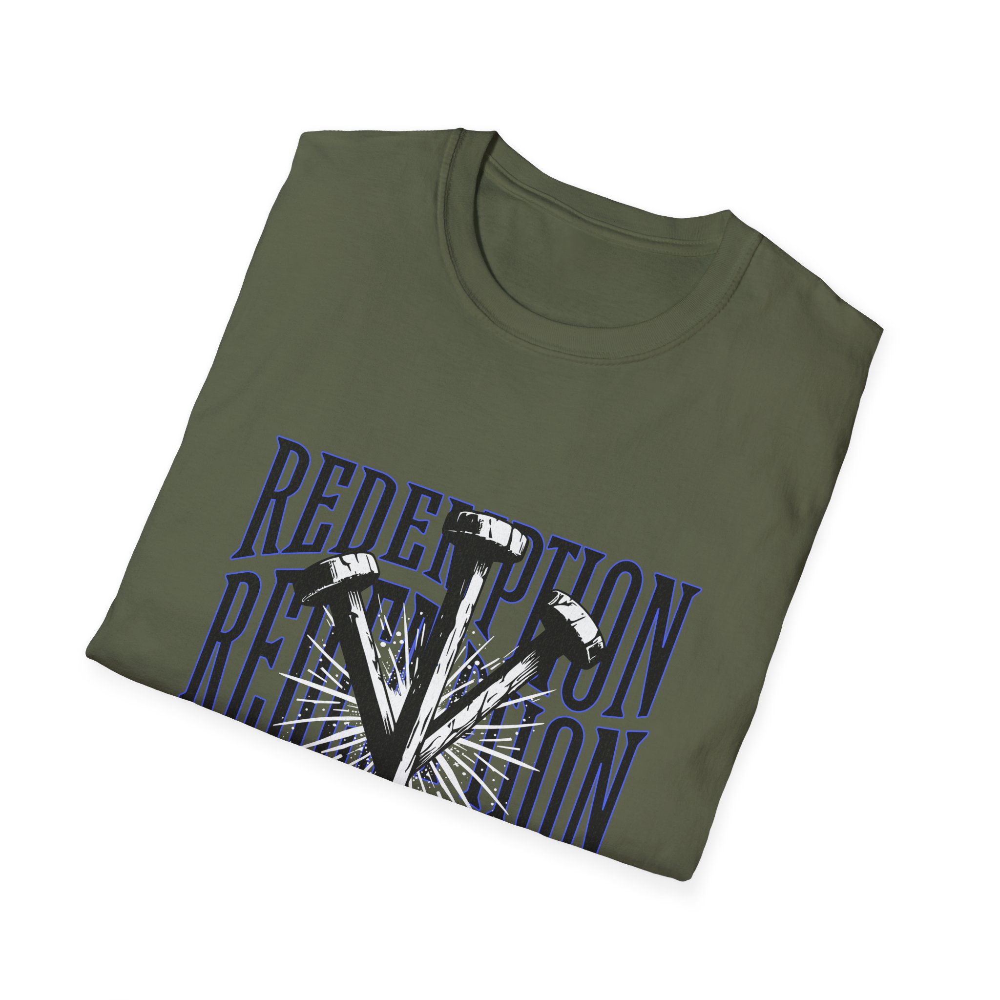 Redemption Cross T-Shirt — Christian Faith Graphic Tee - Image 10