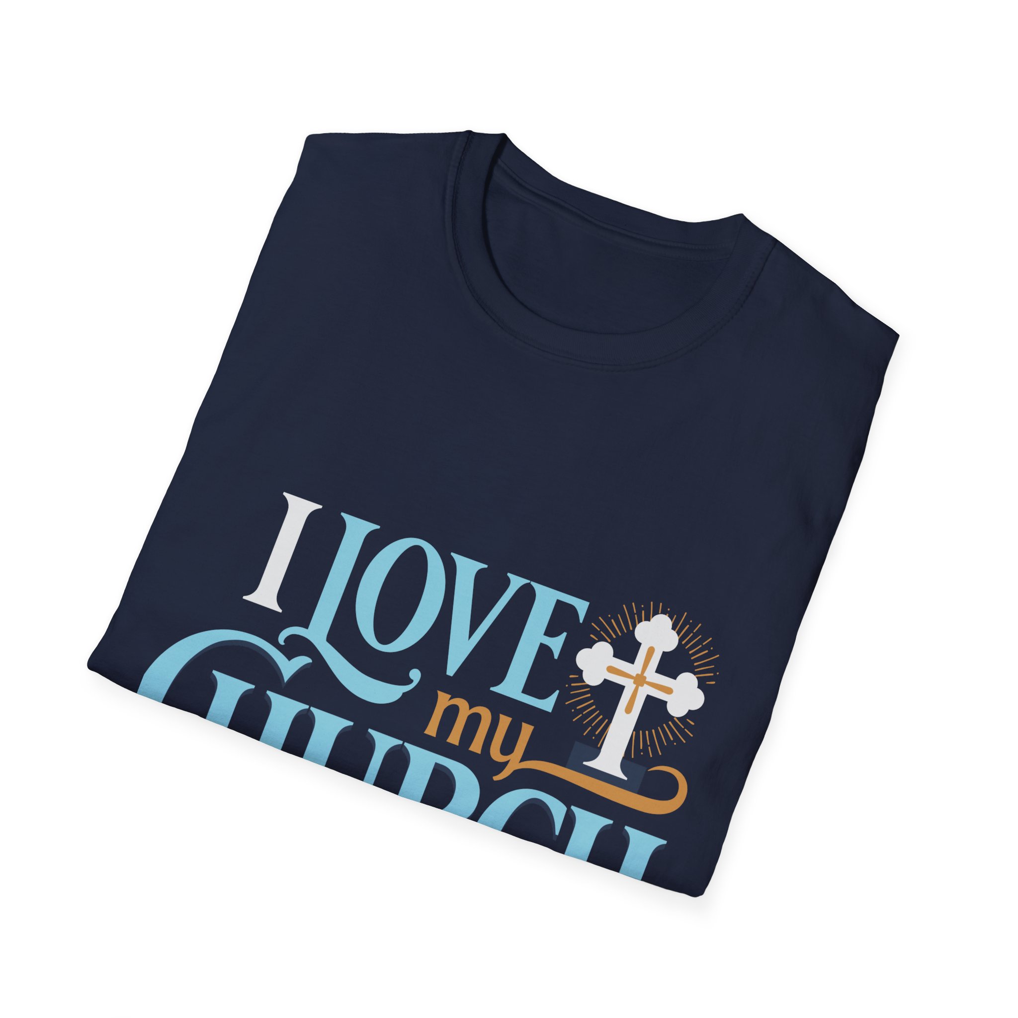 I Love My Church T-Shirt – Christian Faith Cross Tee for Church Events & Sunday Worship - Image 10