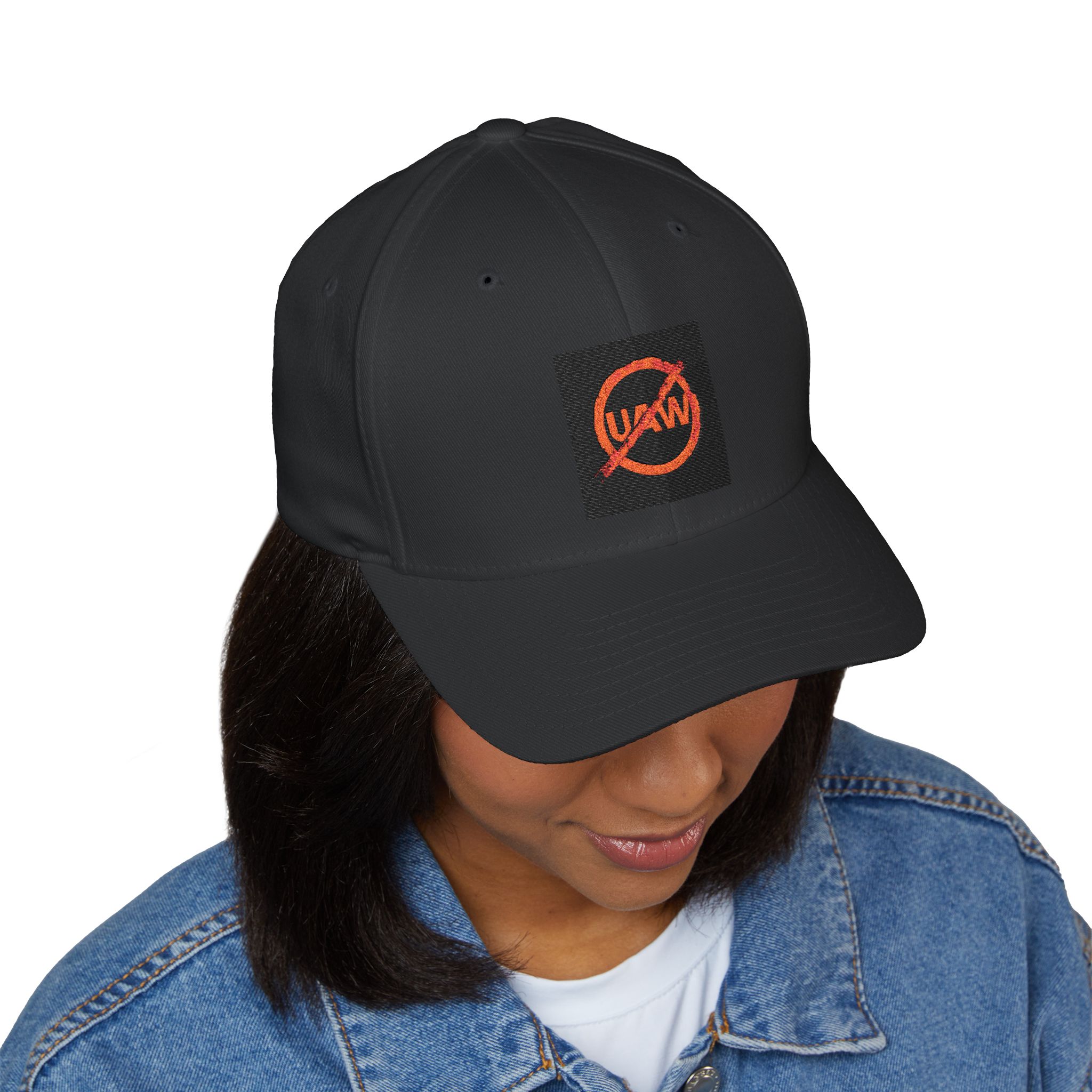 Embroidered No UAW Fitted Cap - Image 3