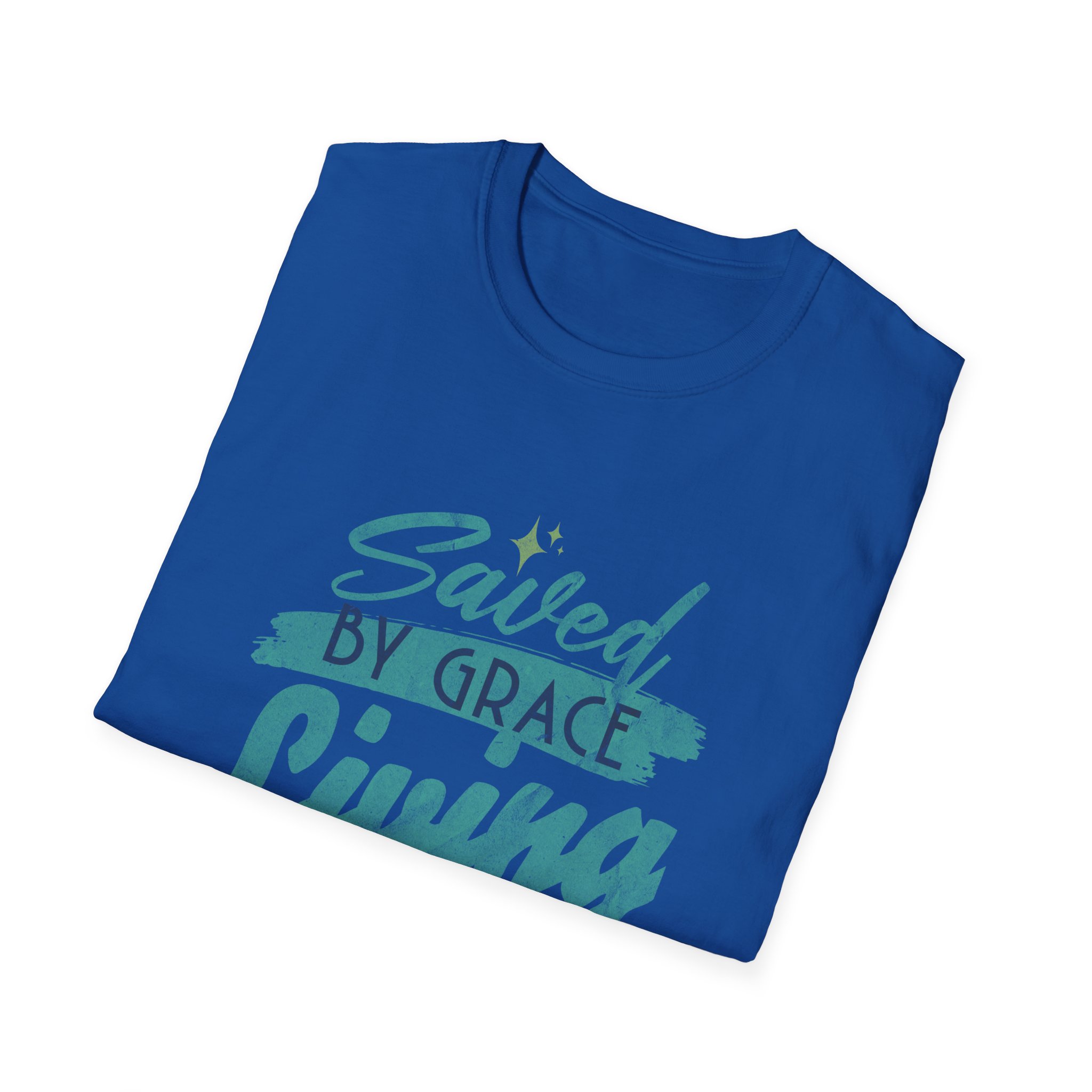 Saved by Grace, Living by Faith T-Shirt — Christian Faith Graphic Tee - Image 12