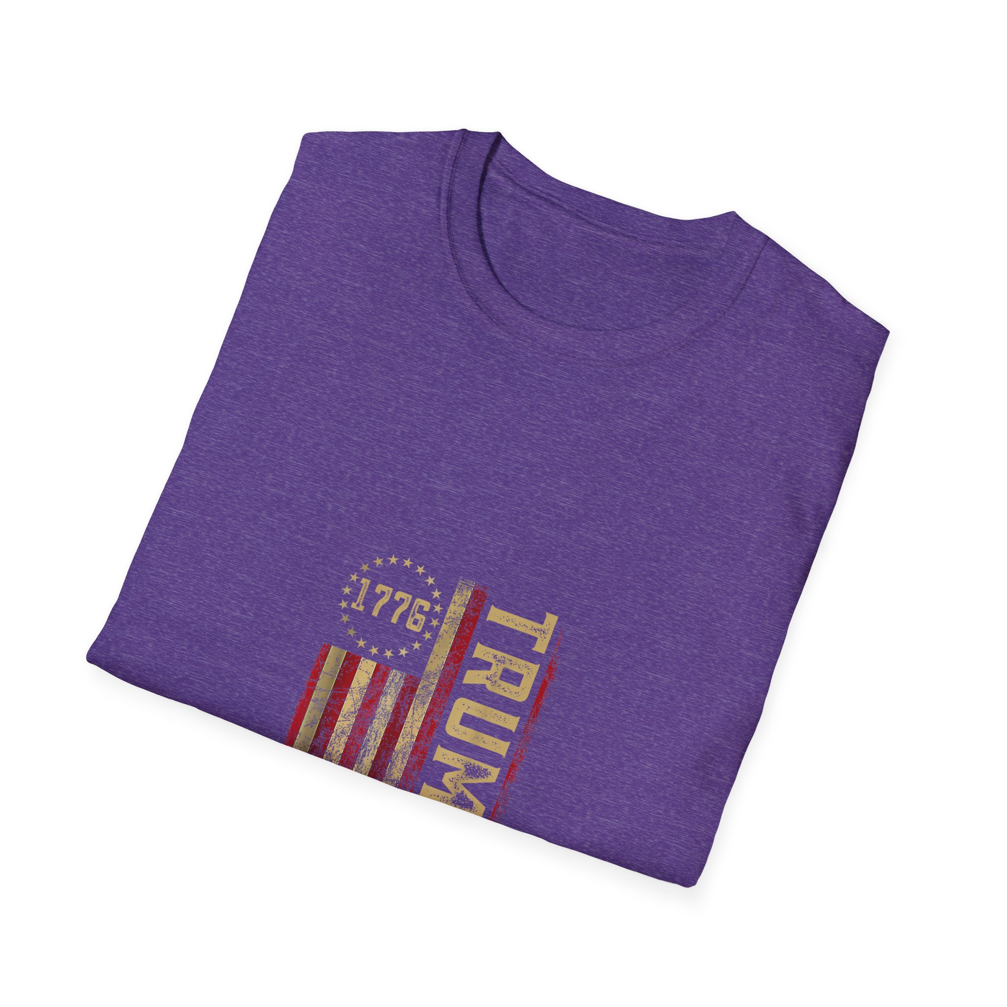 Trump 1776 Vintage Flag T-Shirt - EST 2028 Patriotic Tee - Image 28