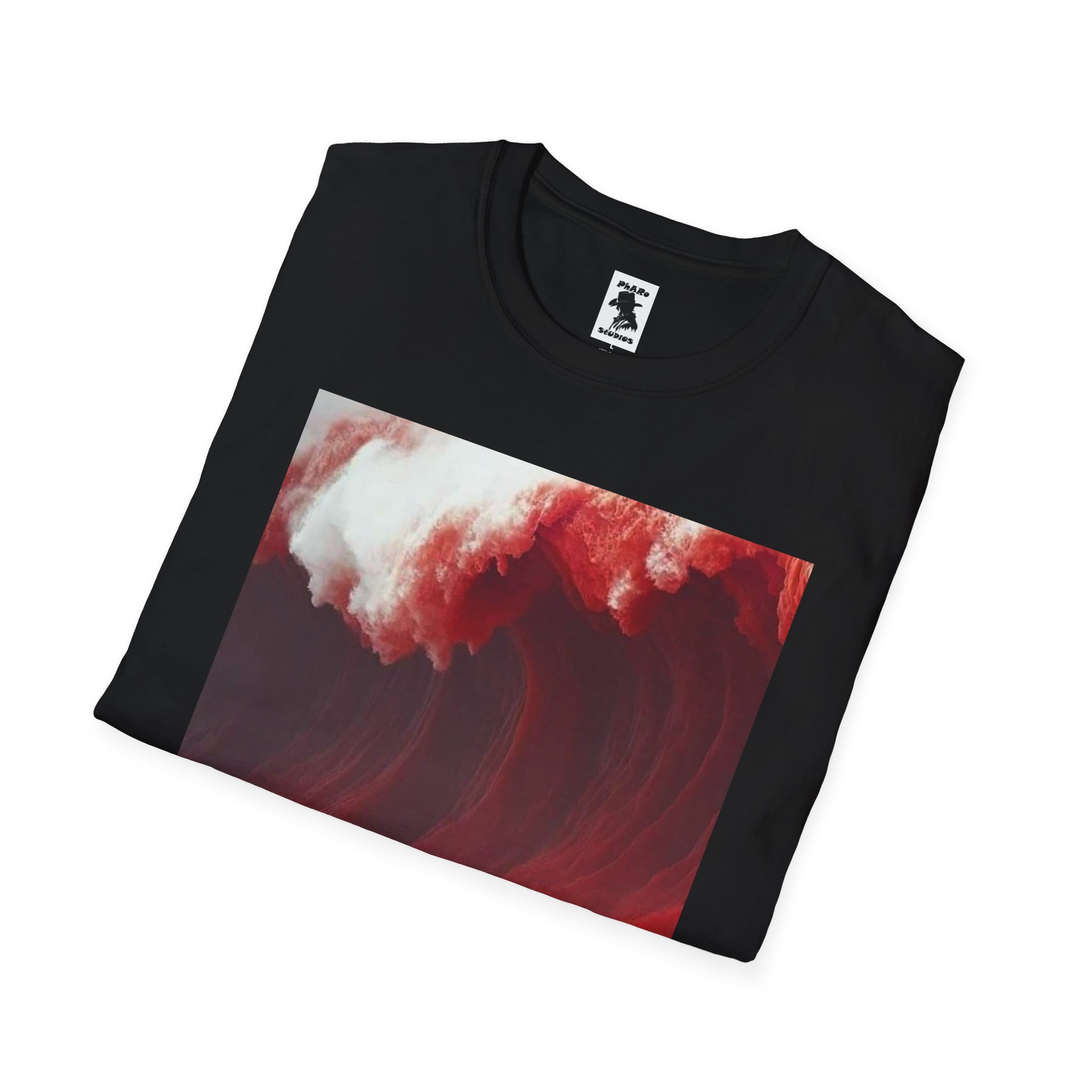 Unisex Softstyle T-Shirt - The Big Red Wave - Image 8
