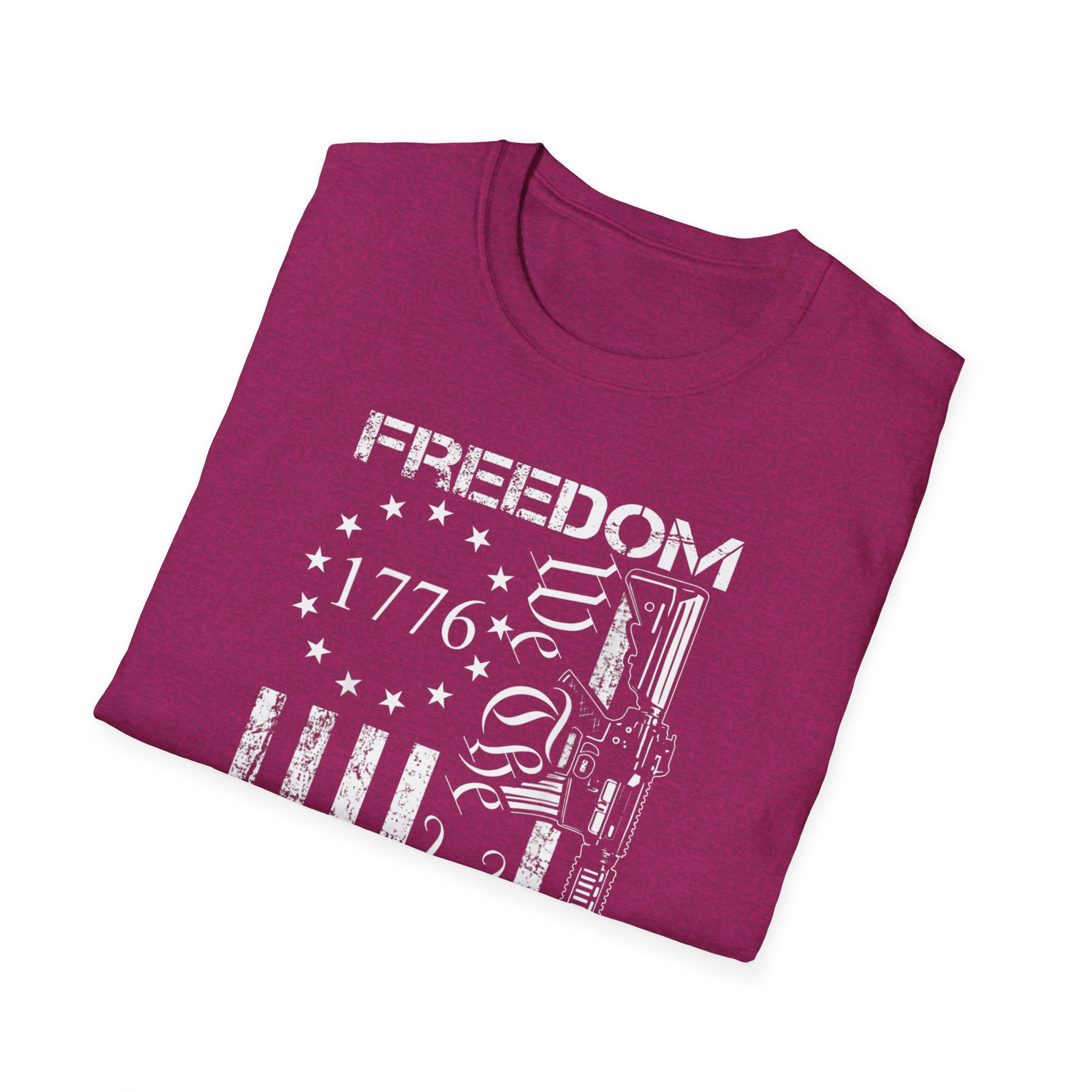 Freedom Over Fear 1776 Flag T-Shirt — We The People Patriotic Gun Rights Tee - Image 6