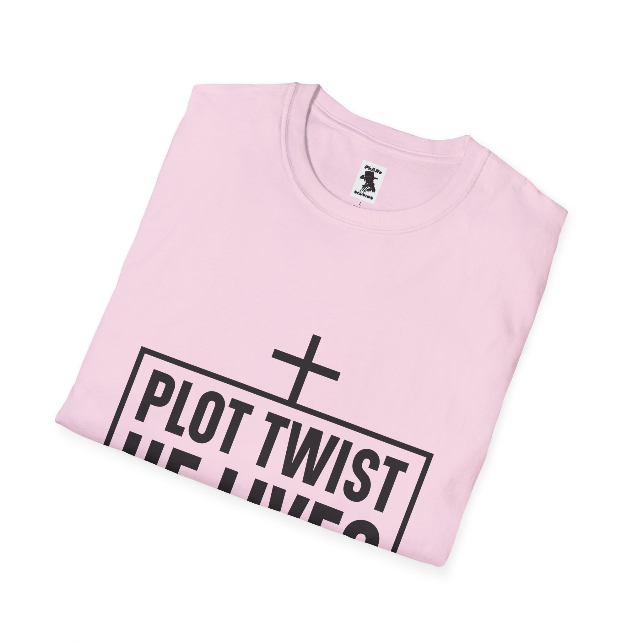 Unisex Softstyle T-Shirt - 'Plot Twist He Lives' Inspirational Faith Shirt - Image 48