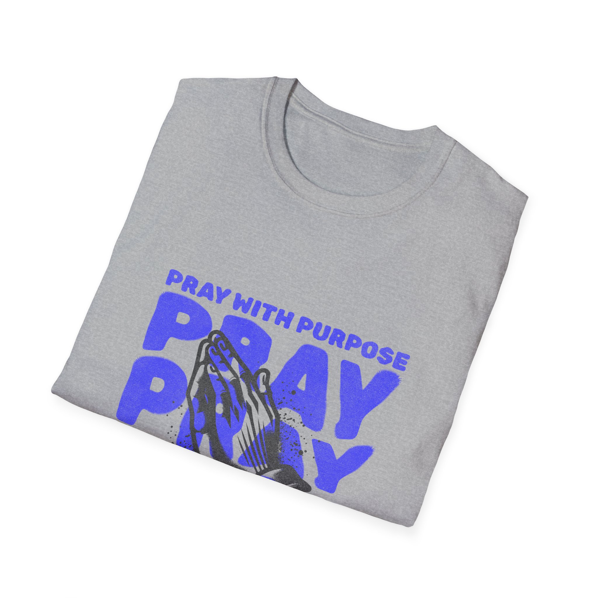 "Pray with Purpose, Live with Grace" Unisex Tee - Image 8