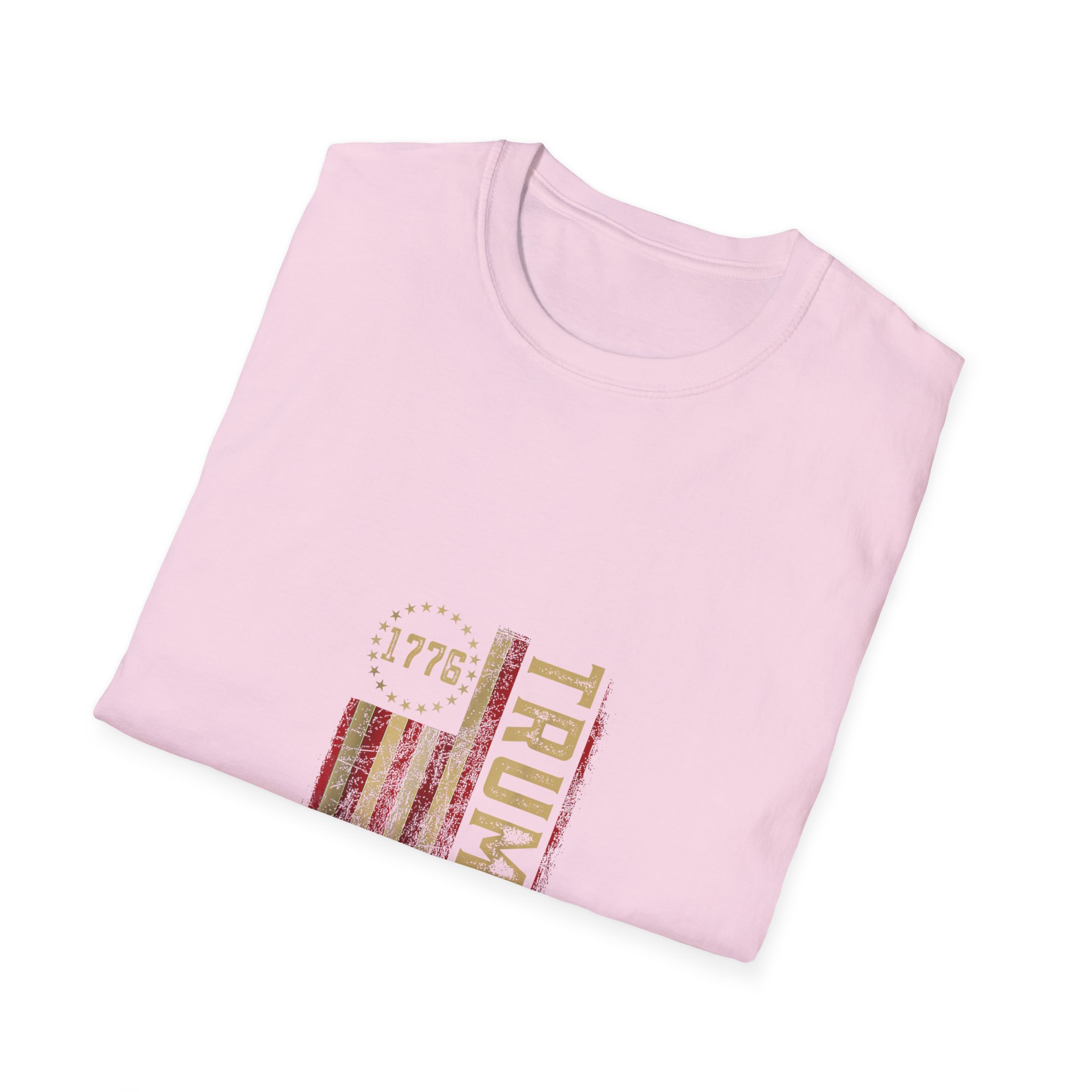 Trump 1776 Vintage Flag T-Shirt - EST 2028 Patriotic Tee - Image 32