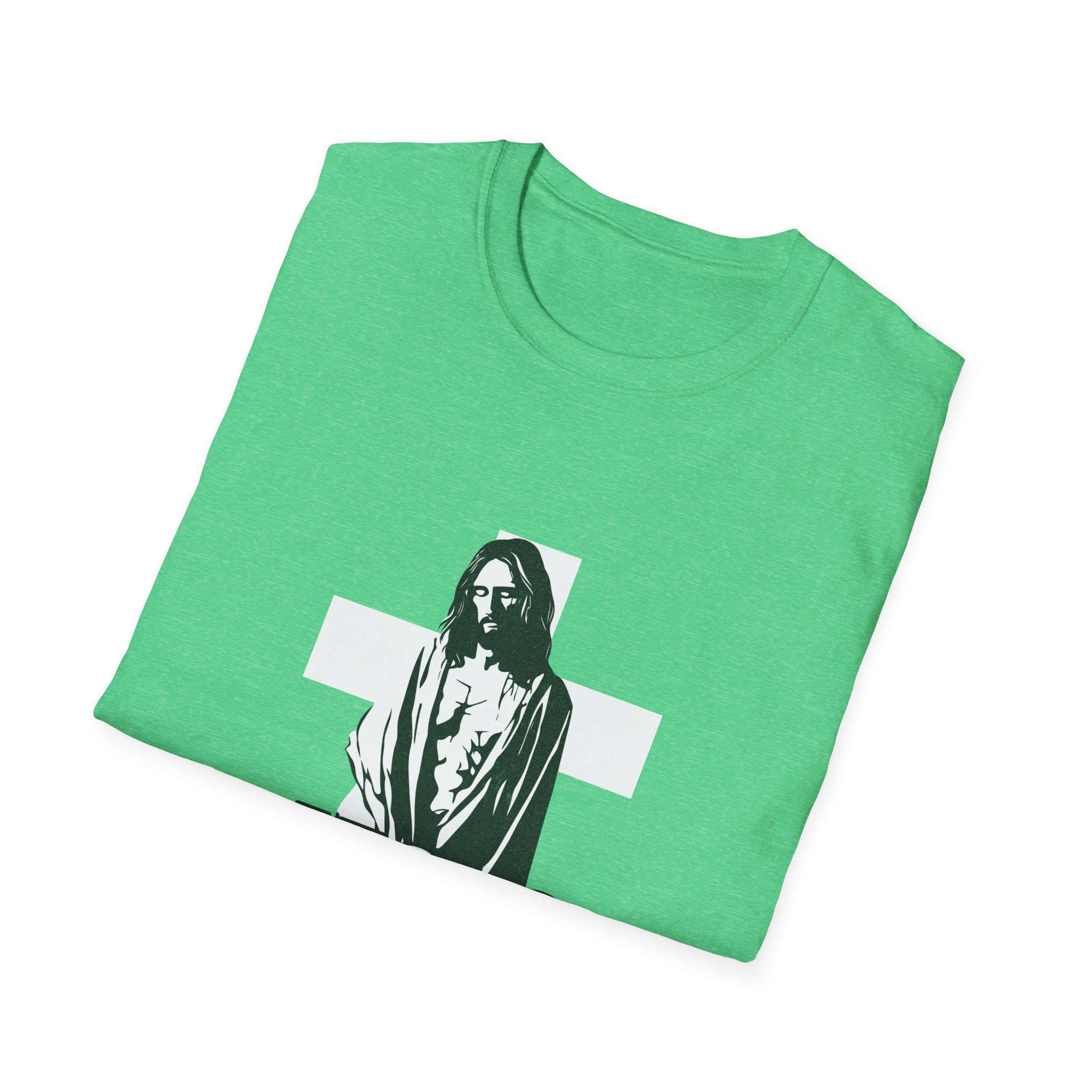 Jesus Cross Graphic T-Shirt — Faith-Based Christian Tee - Image 8