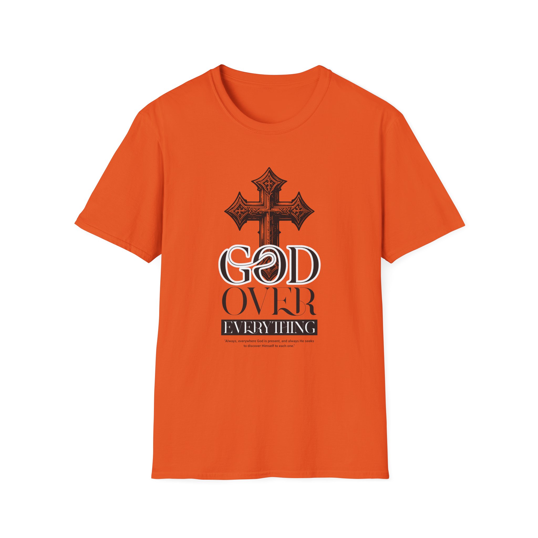God Over Everything T-Shirt — Christian Cross Faith Tee - Image 7