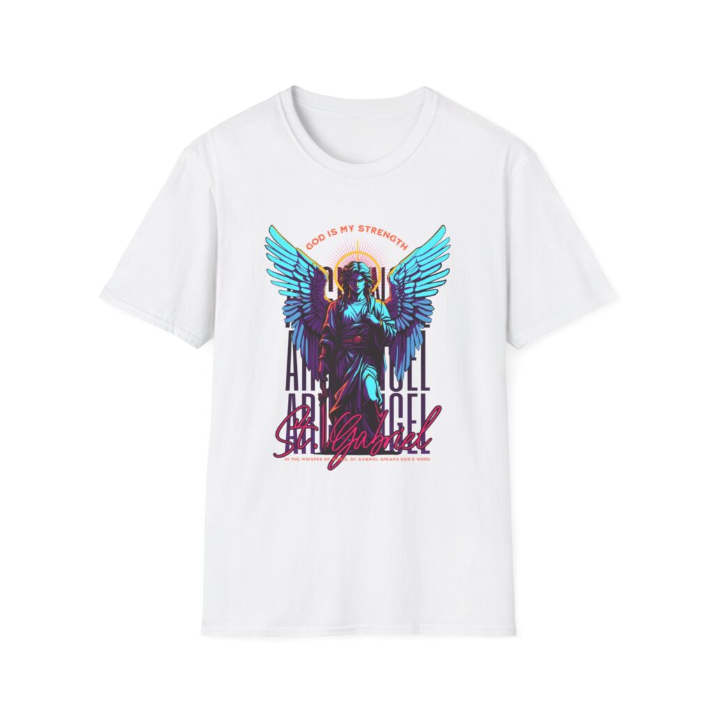 Angel Wings Graphic T-Shirt — "And I Will Give You Rest" Inspirational Tee