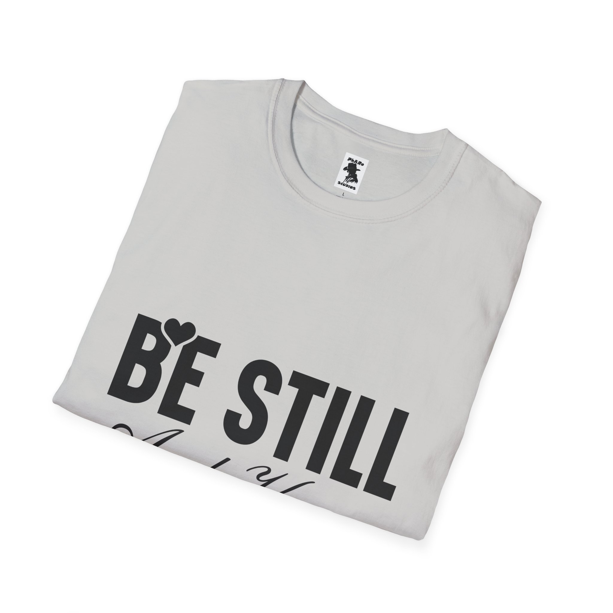 Be Still and Know Unisex Softstyle T-Shirt - Inspirational Christian Apparel - Image 20