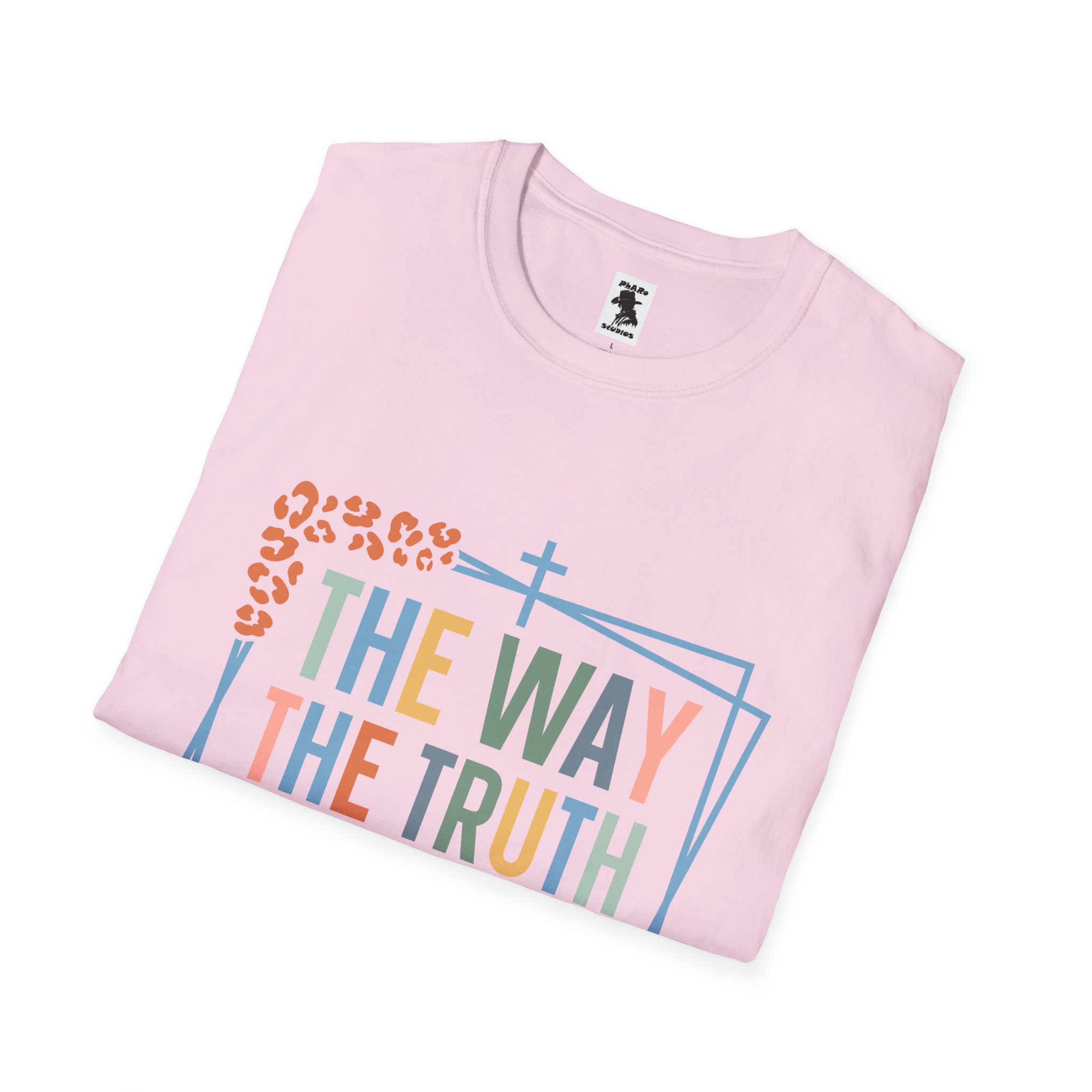 Inspirational Unisex Softstyle T-Shirt - "The Way, The Truth, The Life" - Image 40