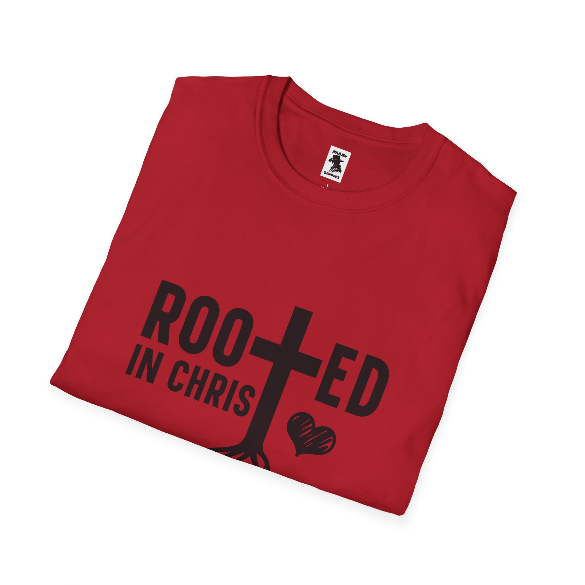 Rooted in Christ Unisex Softstyle T-Shirt - Image 40
