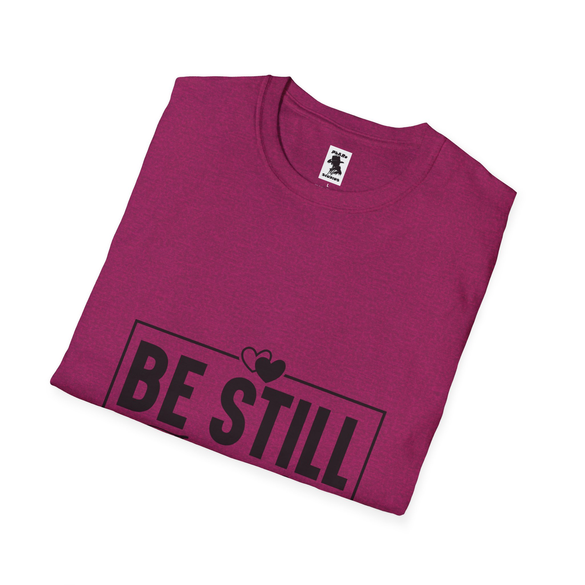 Be Still And Know Unisex Softstyle T-Shirt – Inspirational Everyday Wear - Image 4