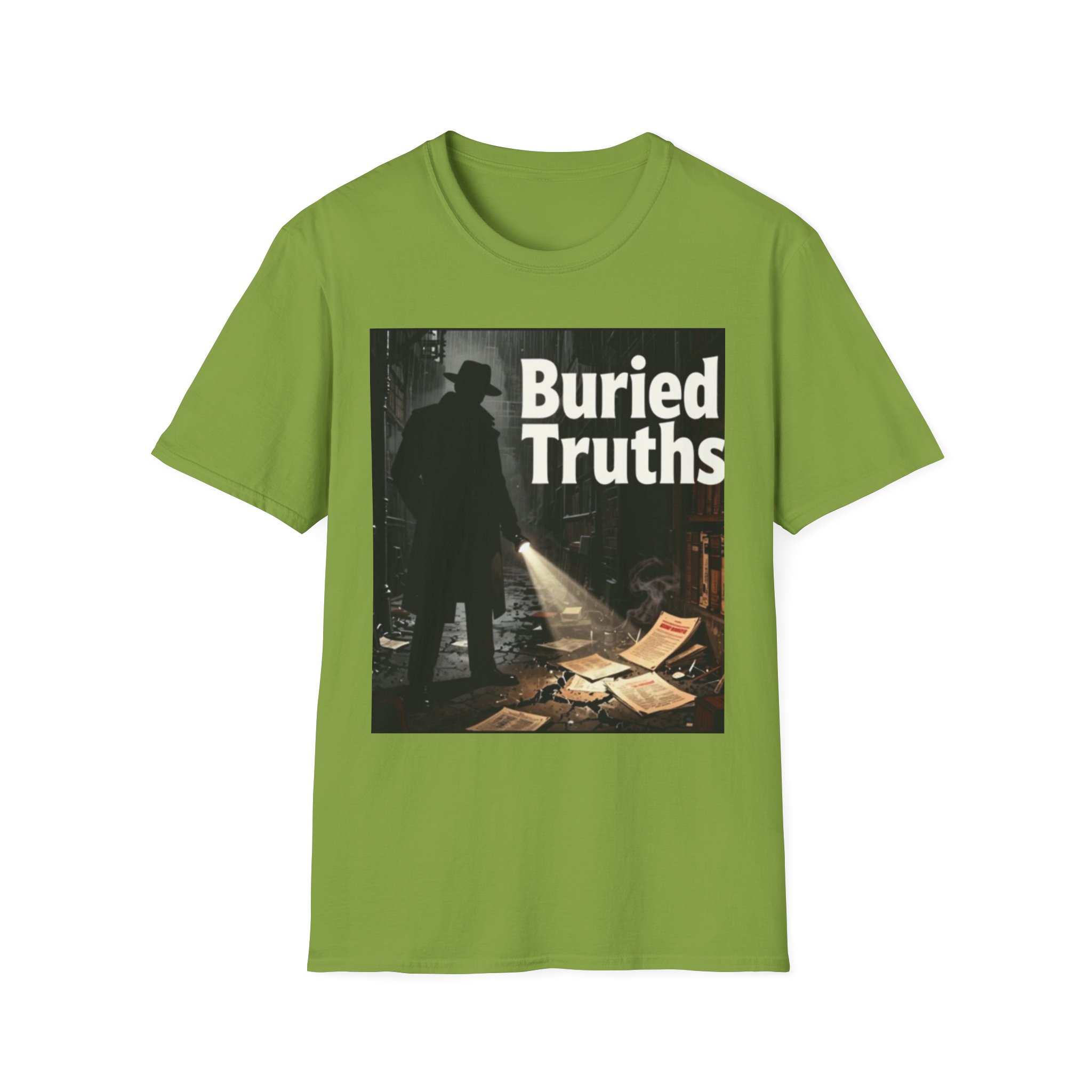 Buried Truths Podcast T-Shirt — The Truth in the Darkness Network (Phillip Roberts) - Image 25