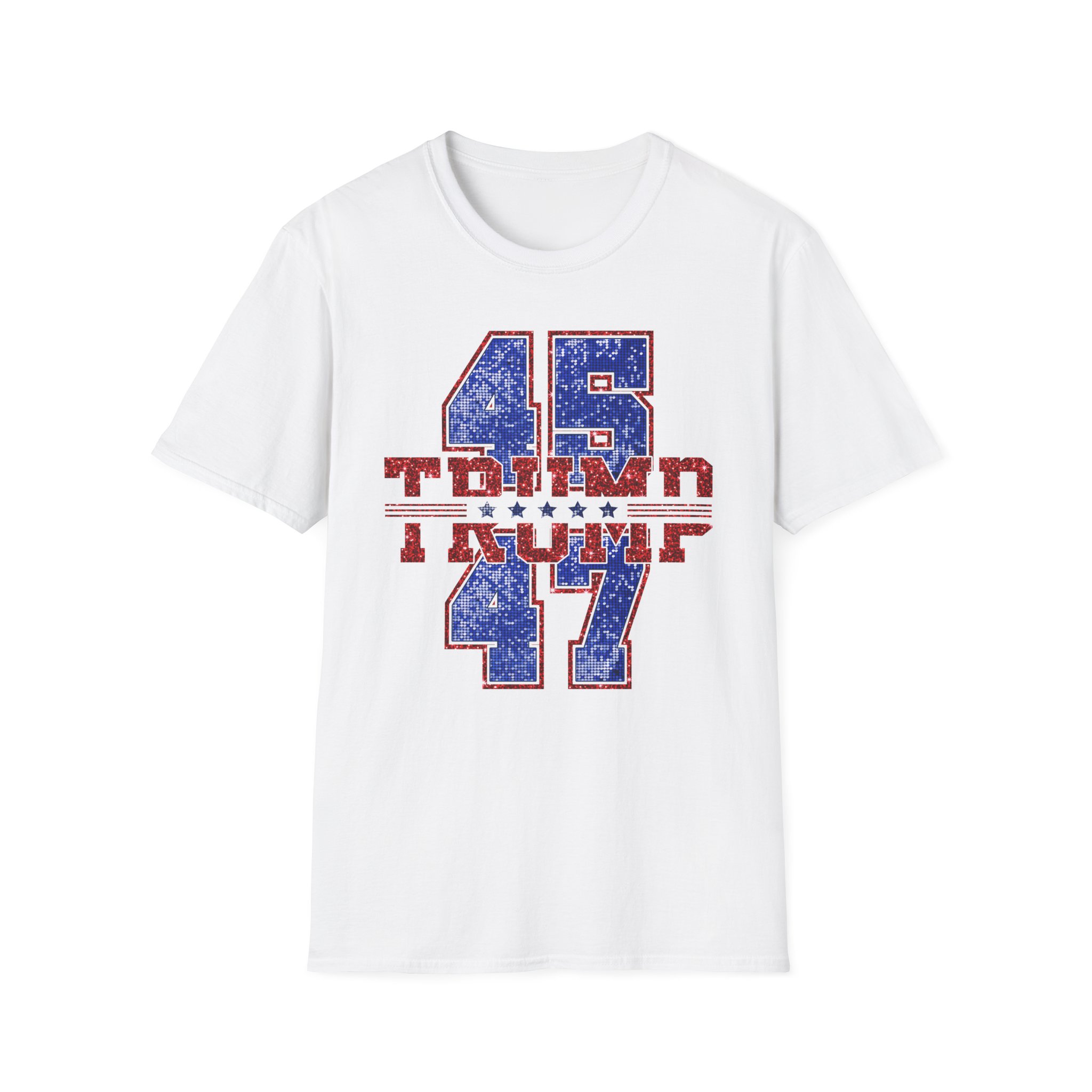 Trump 45-47 Patriotic Graphic T-Shirt