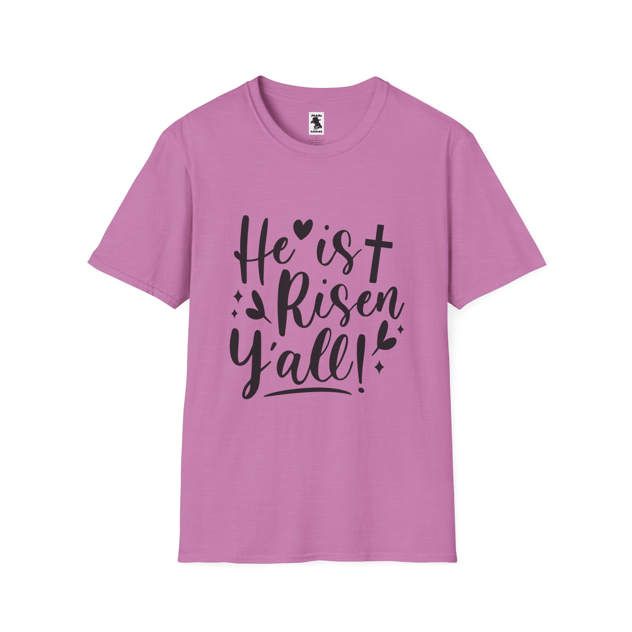 He is Risen Y'all - Unisex Softstyle T-Shirt - Image 37