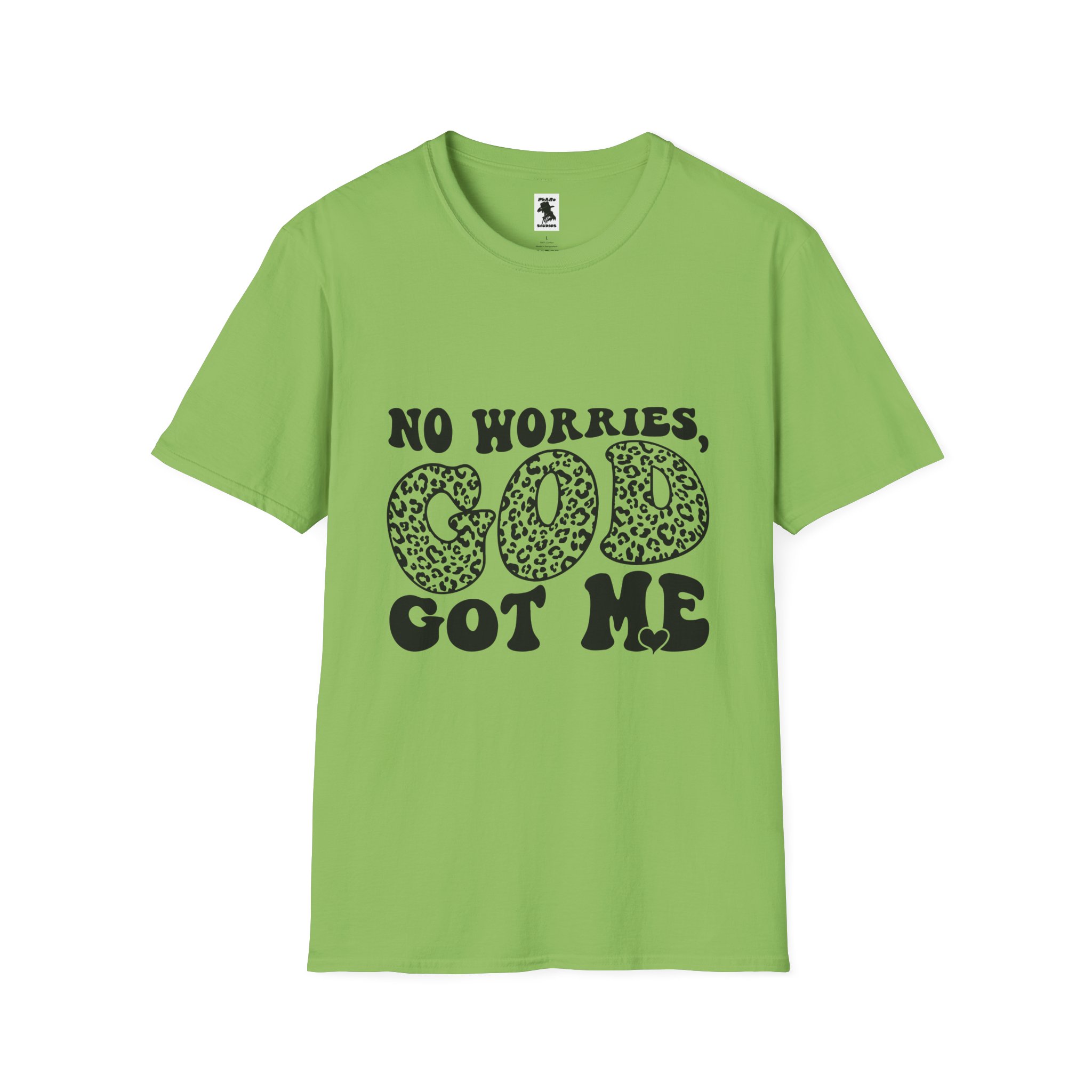 Inspirational Unisex Softstyle T-Shirt | "No Worries, God Got Me" - Image 13