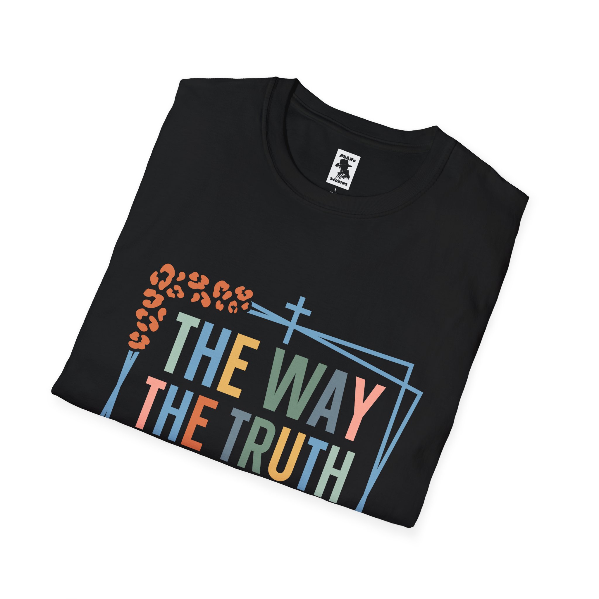Inspirational Unisex Softstyle T-Shirt - "The Way, The Truth, The Life" - Image 8
