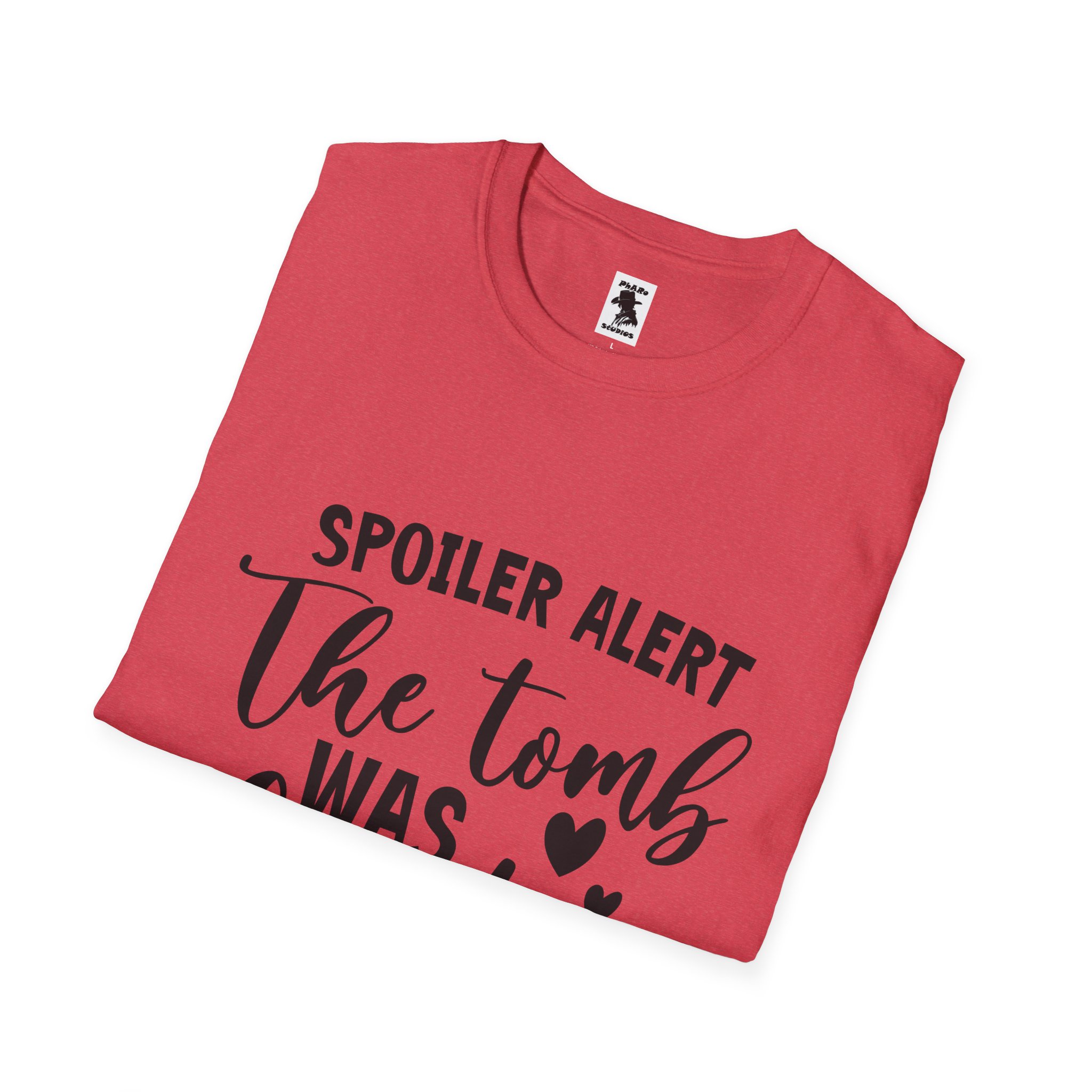 'Spoiler Alert: The Tomb Was Empty' Unisex Softstyle T-Shirt - Perfect for Easter and Celebrations! - Image 52