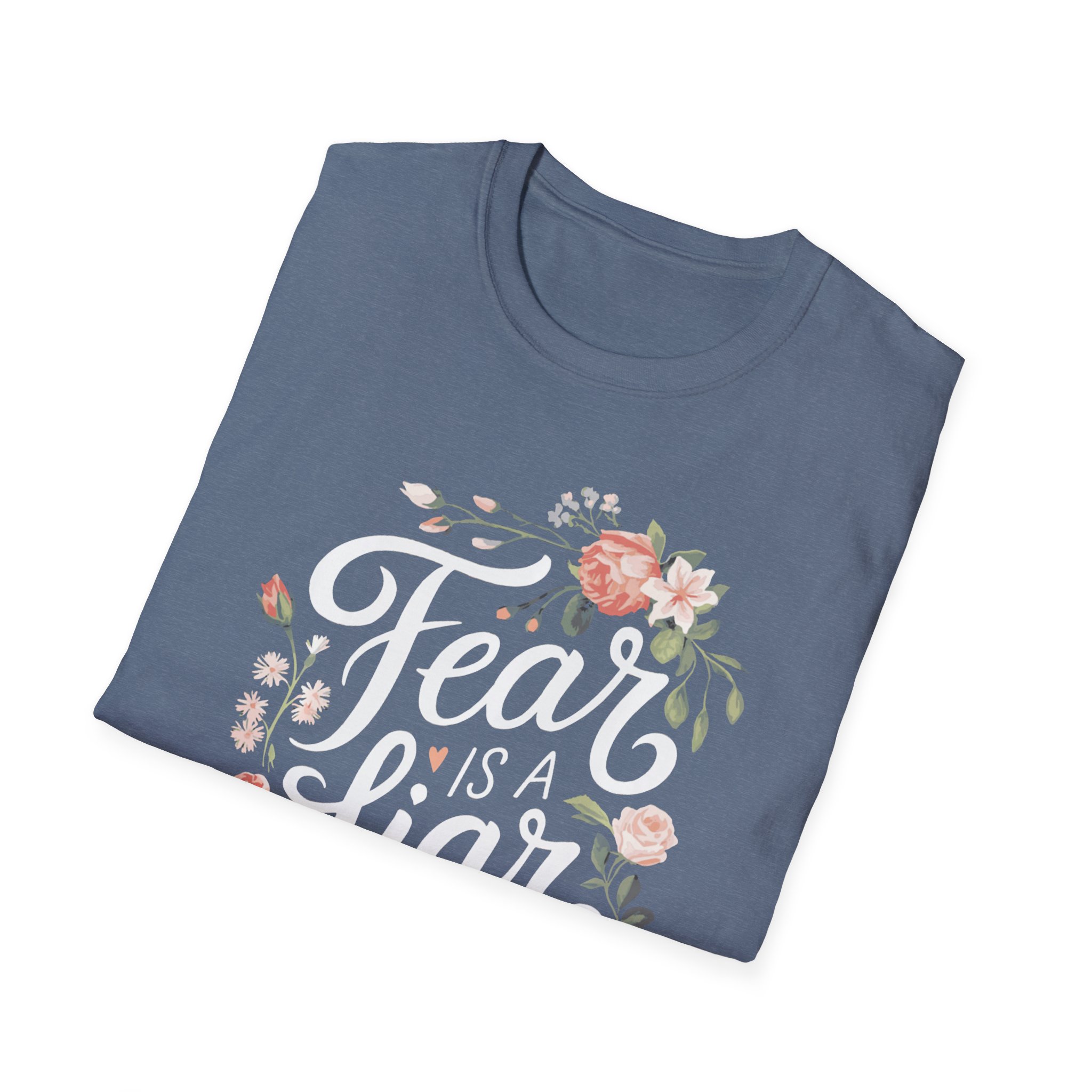 Fear Is a Liar T-Shirt — Floral Christian Scripture Tee (1 John 4:18) - Image 8
