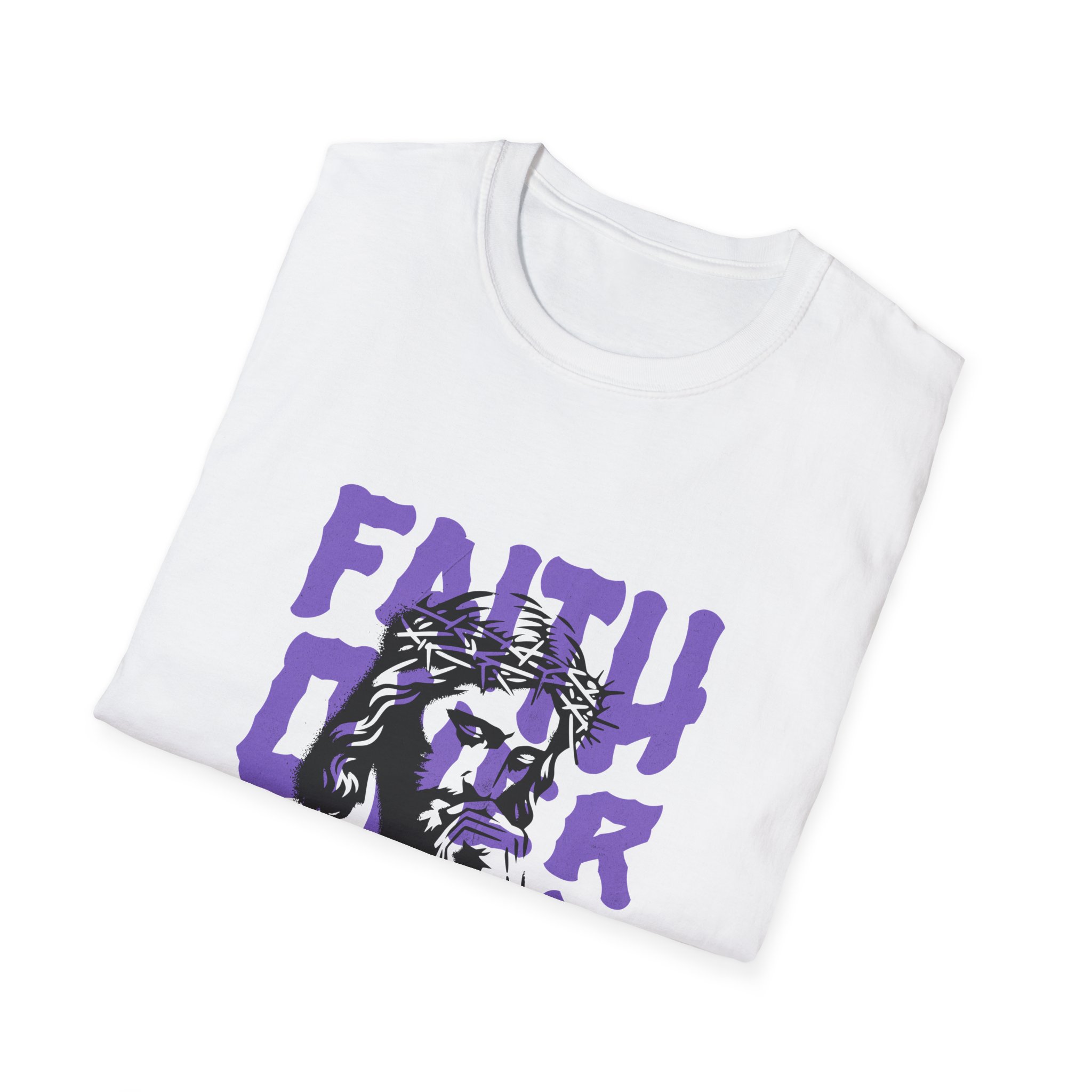 Faith Over Fear T-Shirt — Christian Jesus Graphic Tee (Faith Over Fear) - Image 4