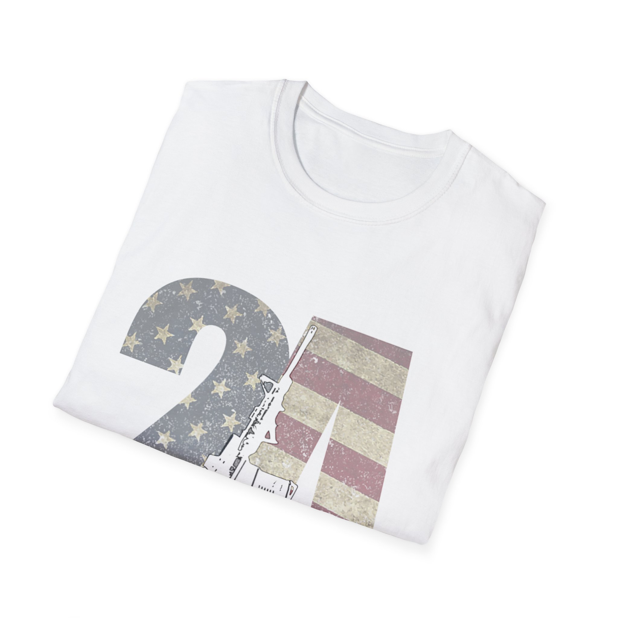 2A Flag Print T‑Shirt - Image 2
