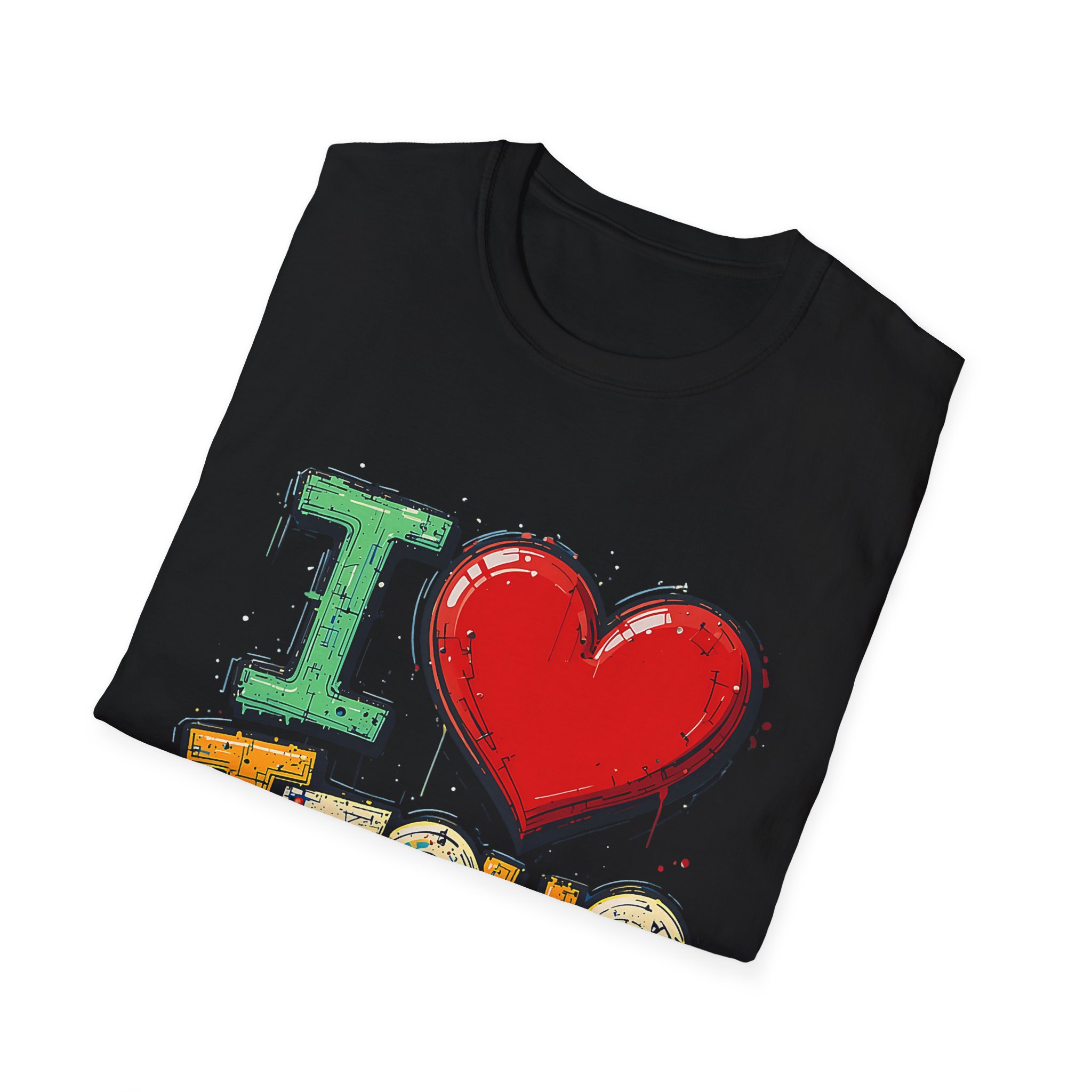 I Love Jesus T-Shirt — Colorful Heart Faith Tee - Image 4