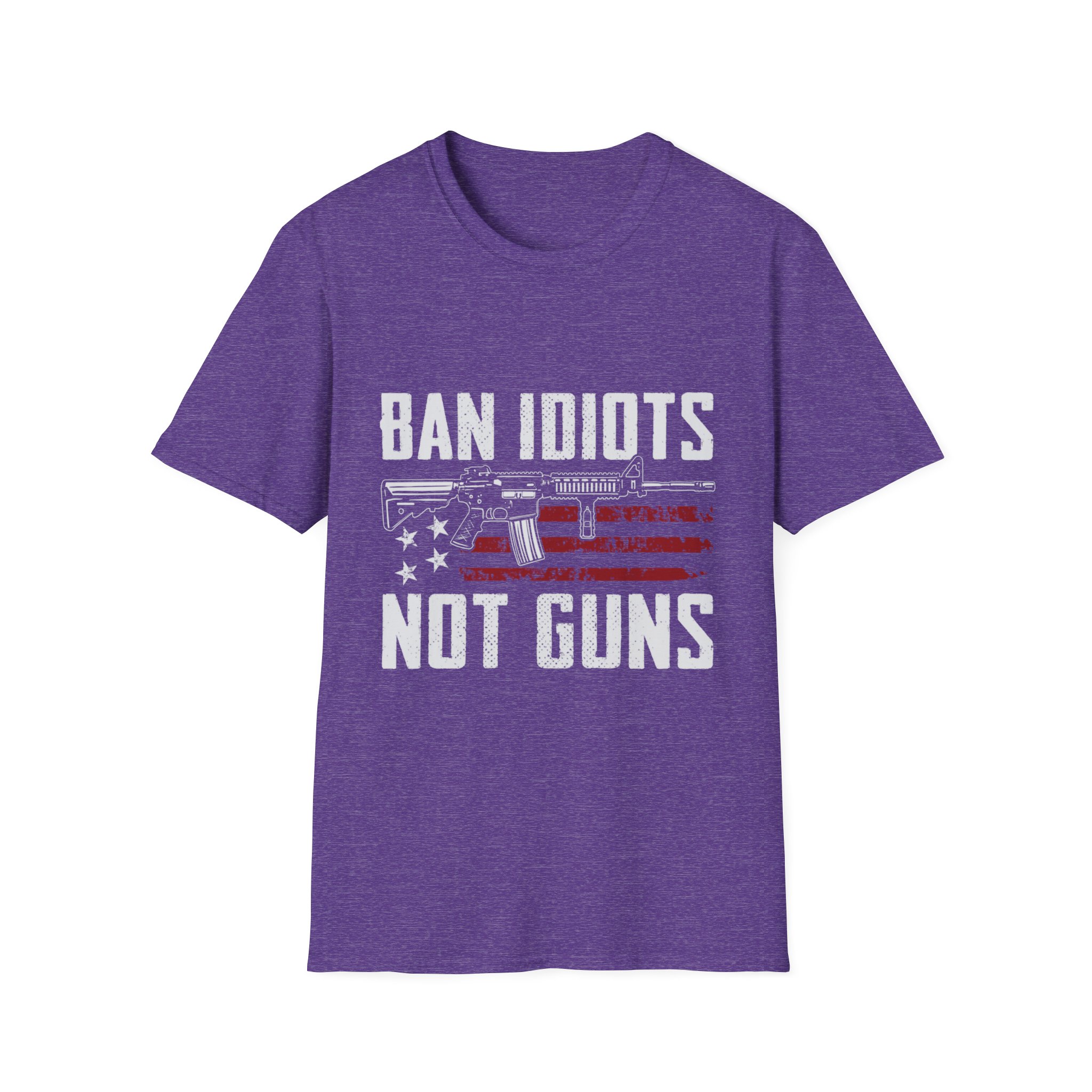 Ban Idiots Not Guns T-Shirt — Political Statement Tee for Gun Safety Advocates - Image 11