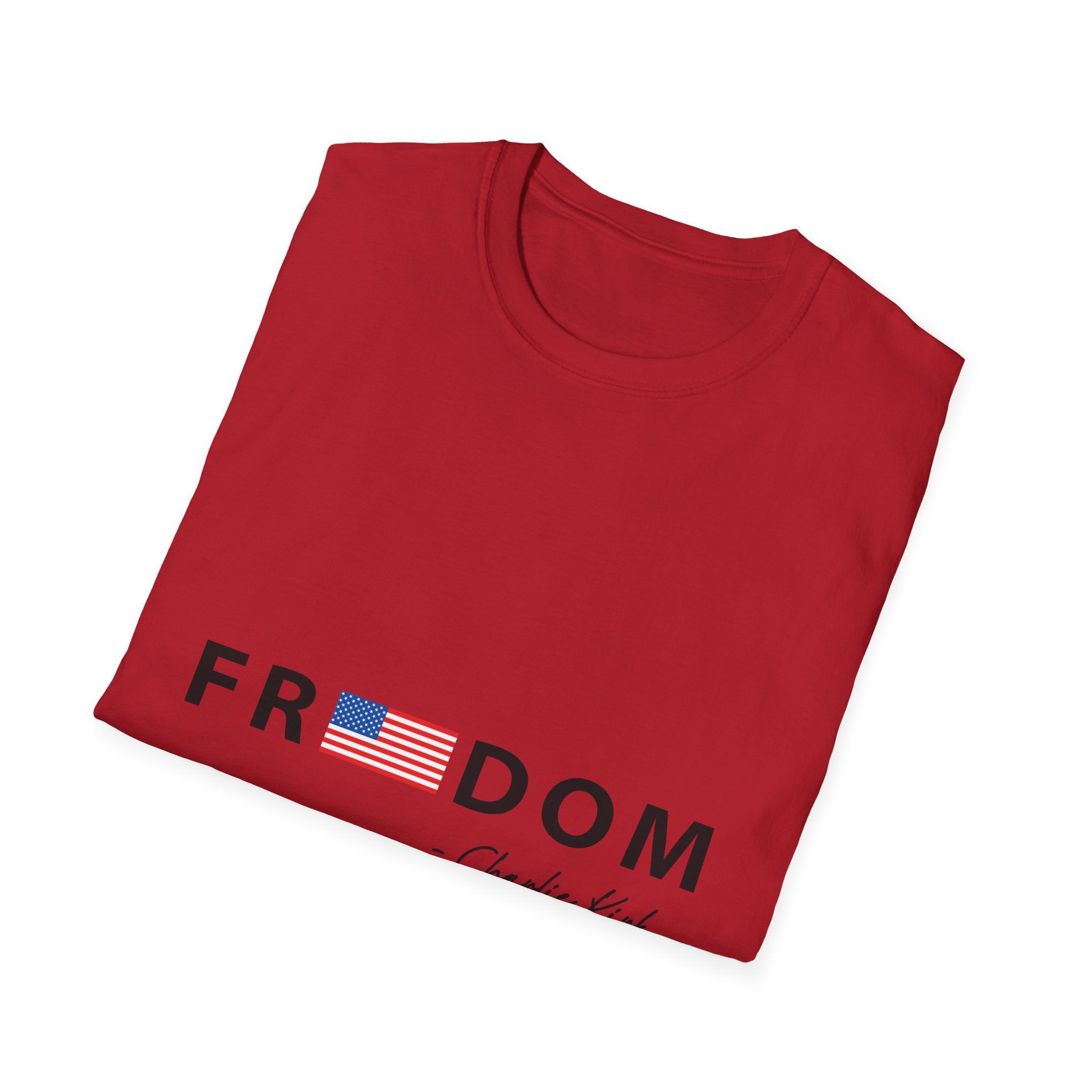 Freedom T-Shirt — "Freedom" with American Flag Graphic - Image 16