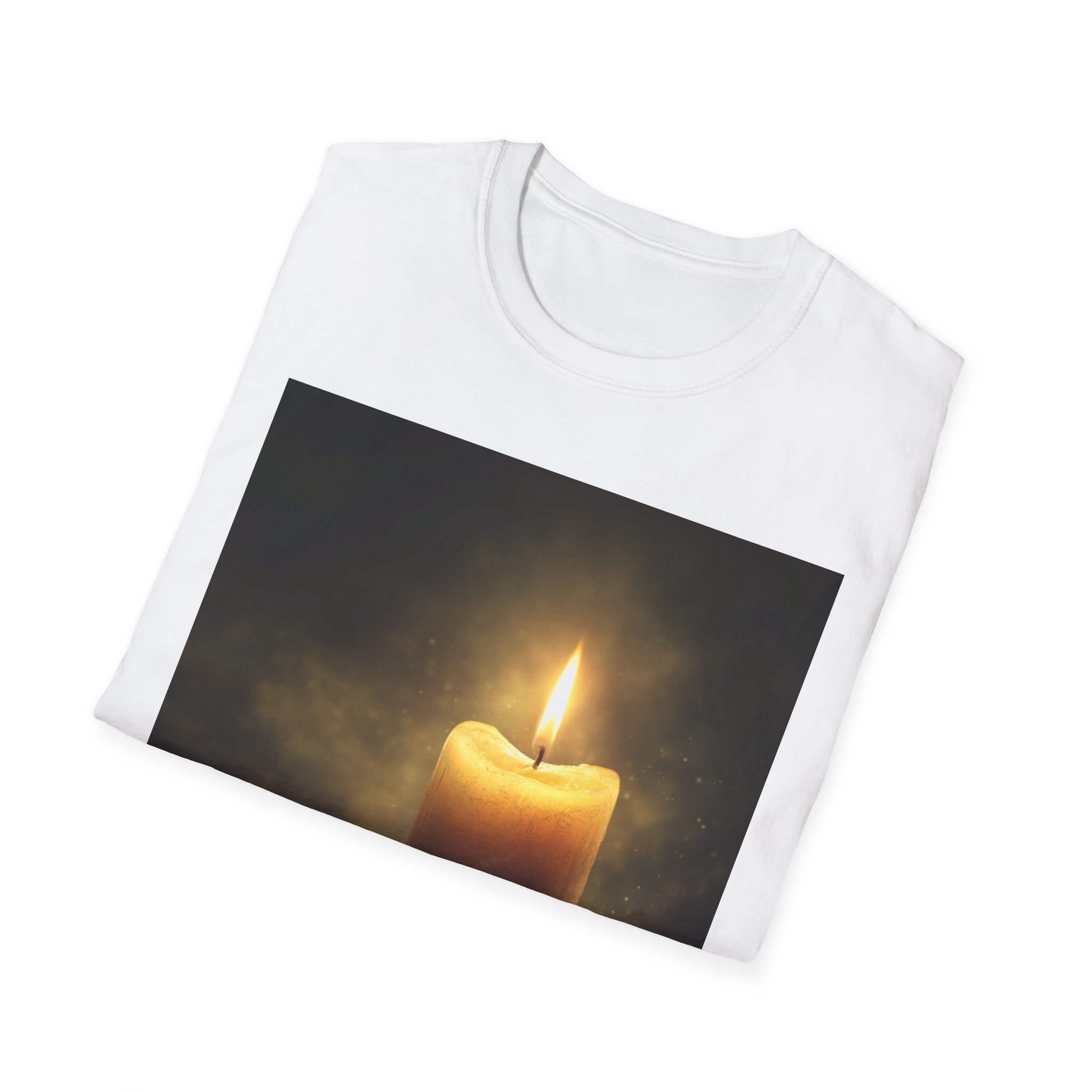Lightbearer Unisex T-Shirt, Cozy Gift for Home Lovers, Relaxing Aesthetic Apparel, Perfect for Birthdays, Meditation, or Home Decor - Image 8