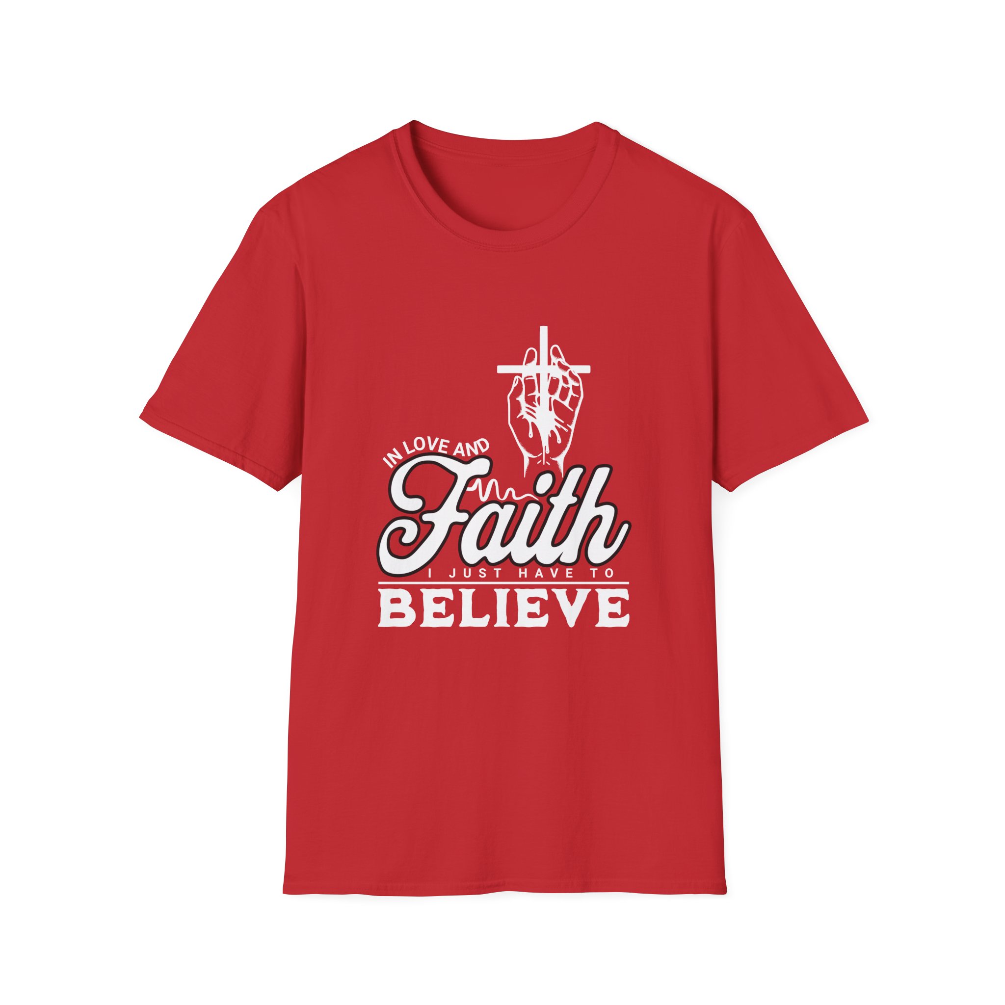 Faith Believe Unisex Softstyle T-Shirt - Image 23
