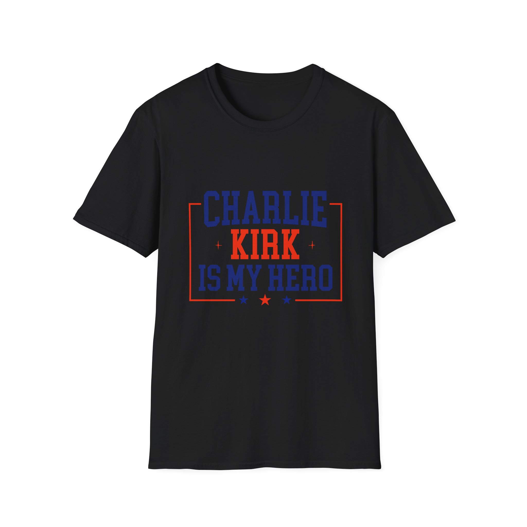 Charlie Kirk Is My Hero T-Shirt — Conservative Political Tribute Tee - Image 3