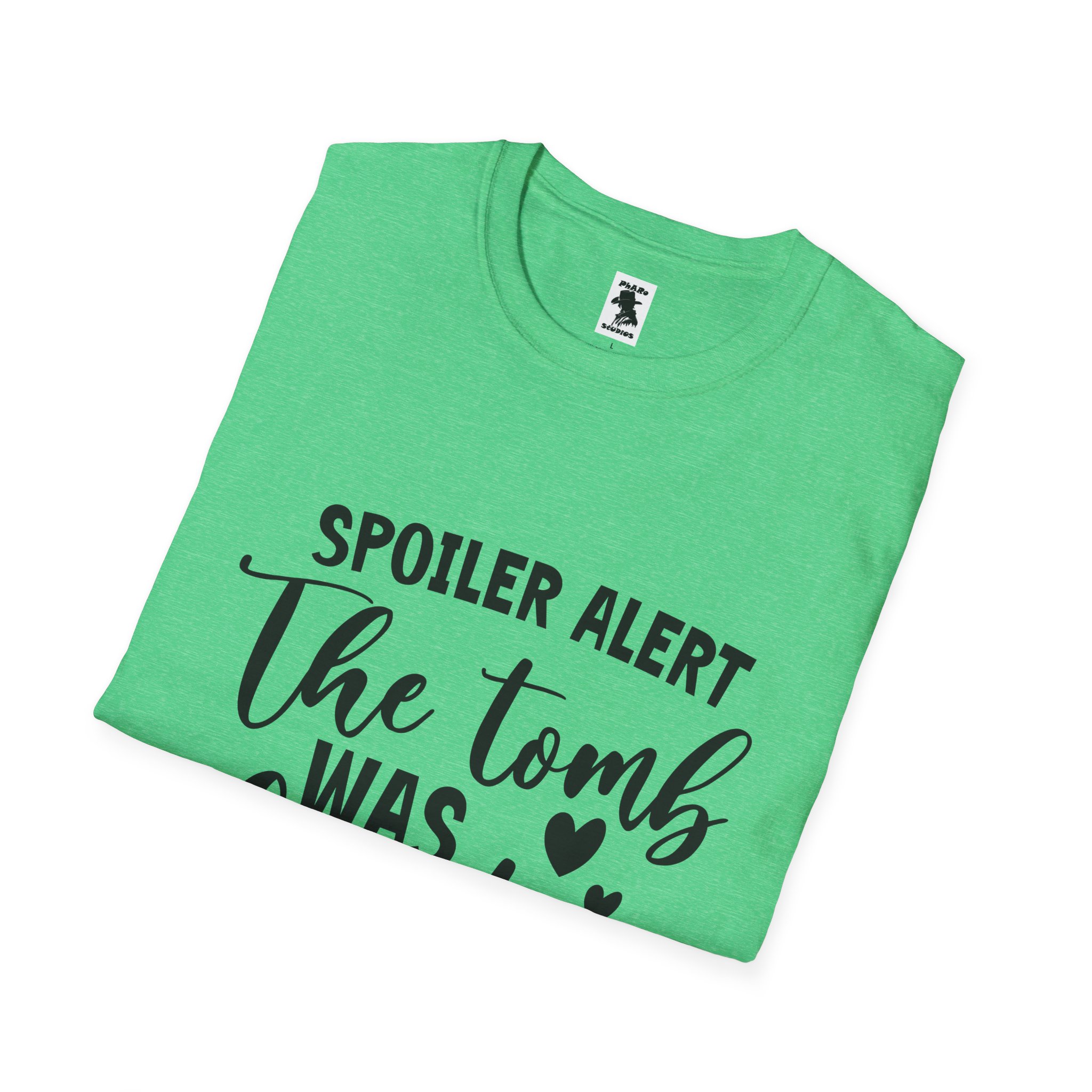 'Spoiler Alert: The Tomb Was Empty' Unisex Softstyle T-Shirt - Perfect for Easter and Celebrations! - Image 24