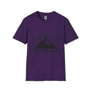 Inspirational Unisex Softstyle T-Shirt - 'Faith Can Move Mountains'