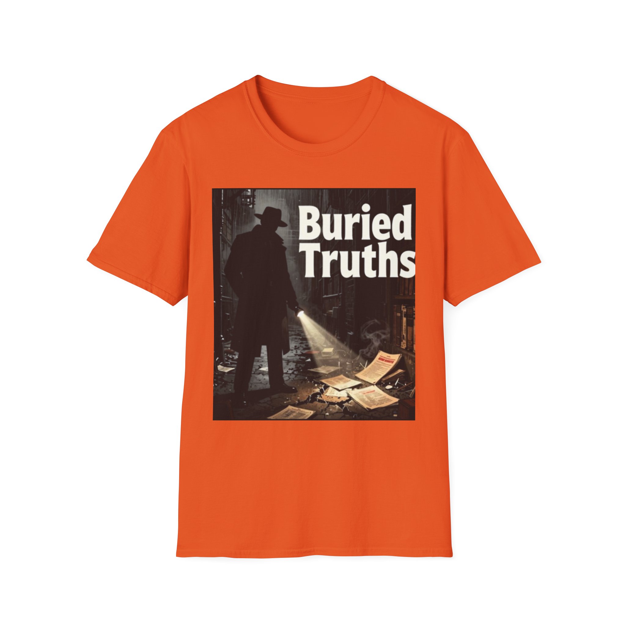 Buried Truths Podcast T-Shirt — The Truth in the Darkness Network (Phillip Roberts) - Image 13