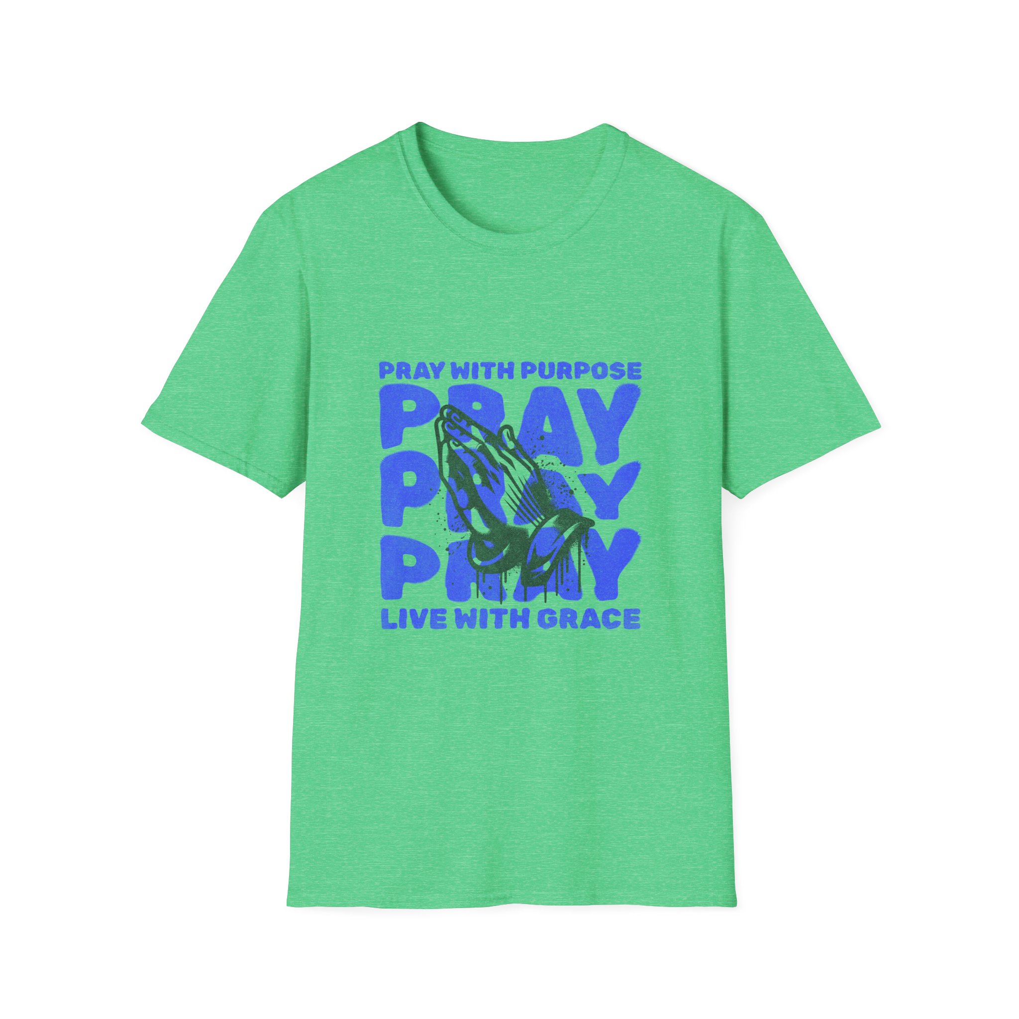 "Pray with Purpose, Live with Grace" Unisex Tee - Image 9