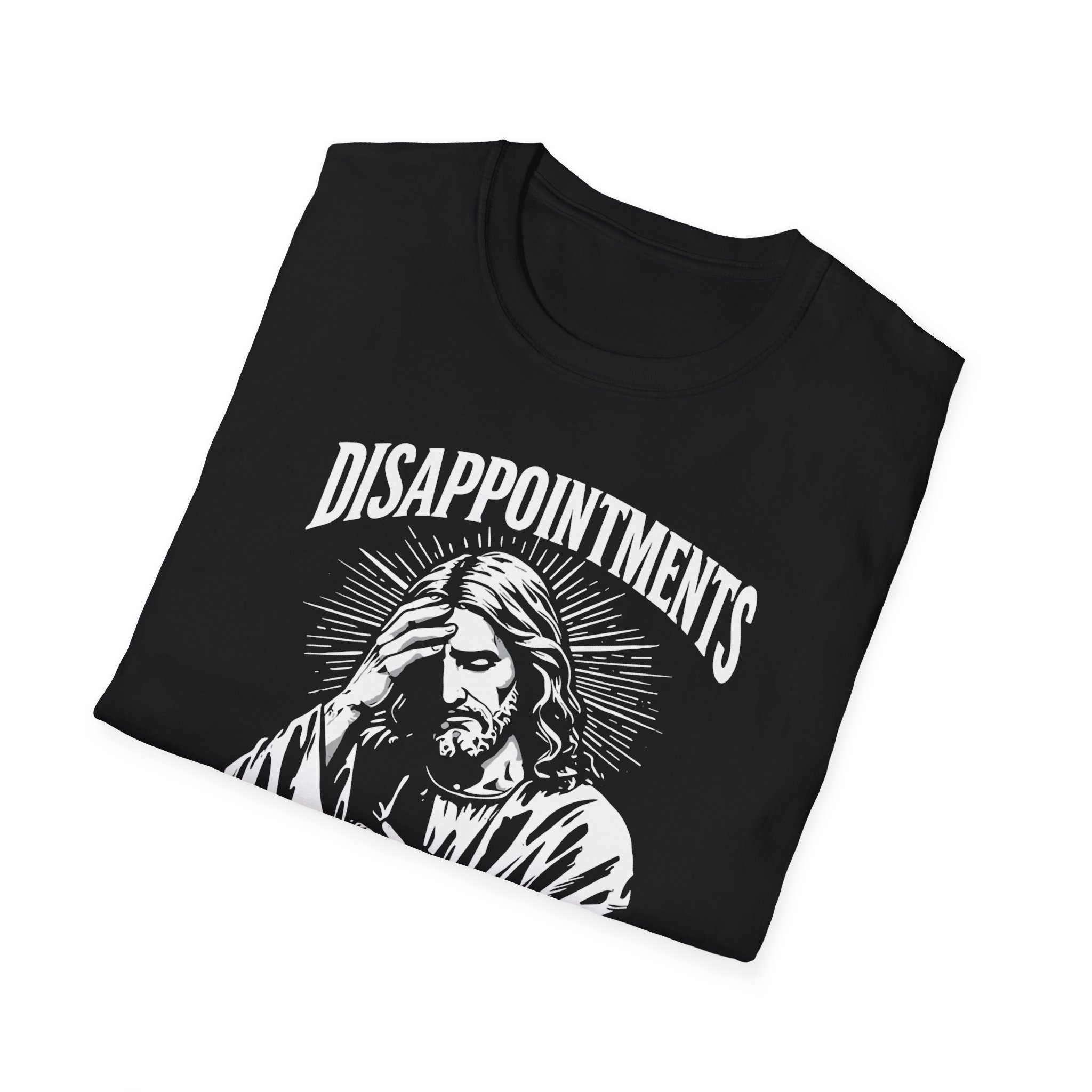 Jesus Graphic T-Shirt — "Disappointments All of You" Vintage Religious Humor Tee - Image 4