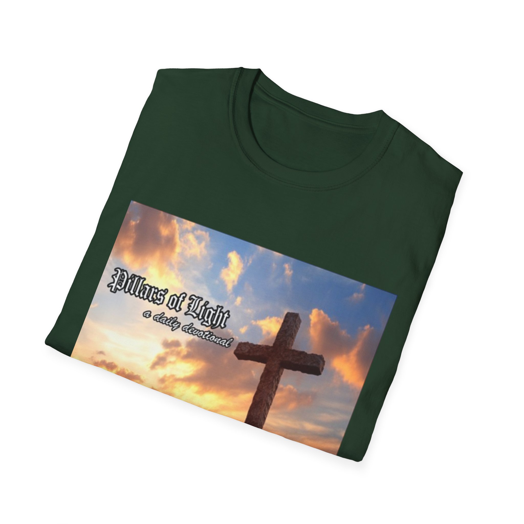 Pillars of Light Devotional Podcast T-Shirt — The Truth in the Darkness - Image 20