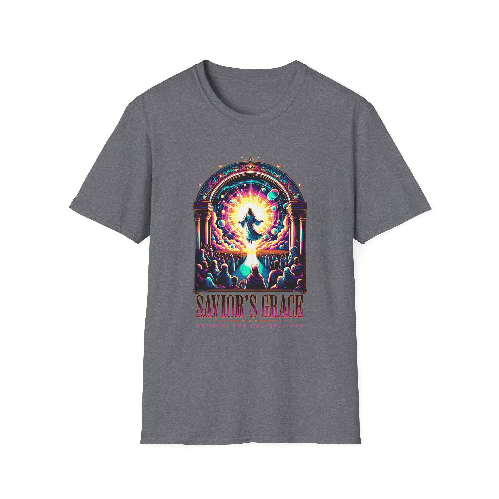 Savior's Grace T-Shirt — Radiant Christian Faith Graphic Tee - Image 9