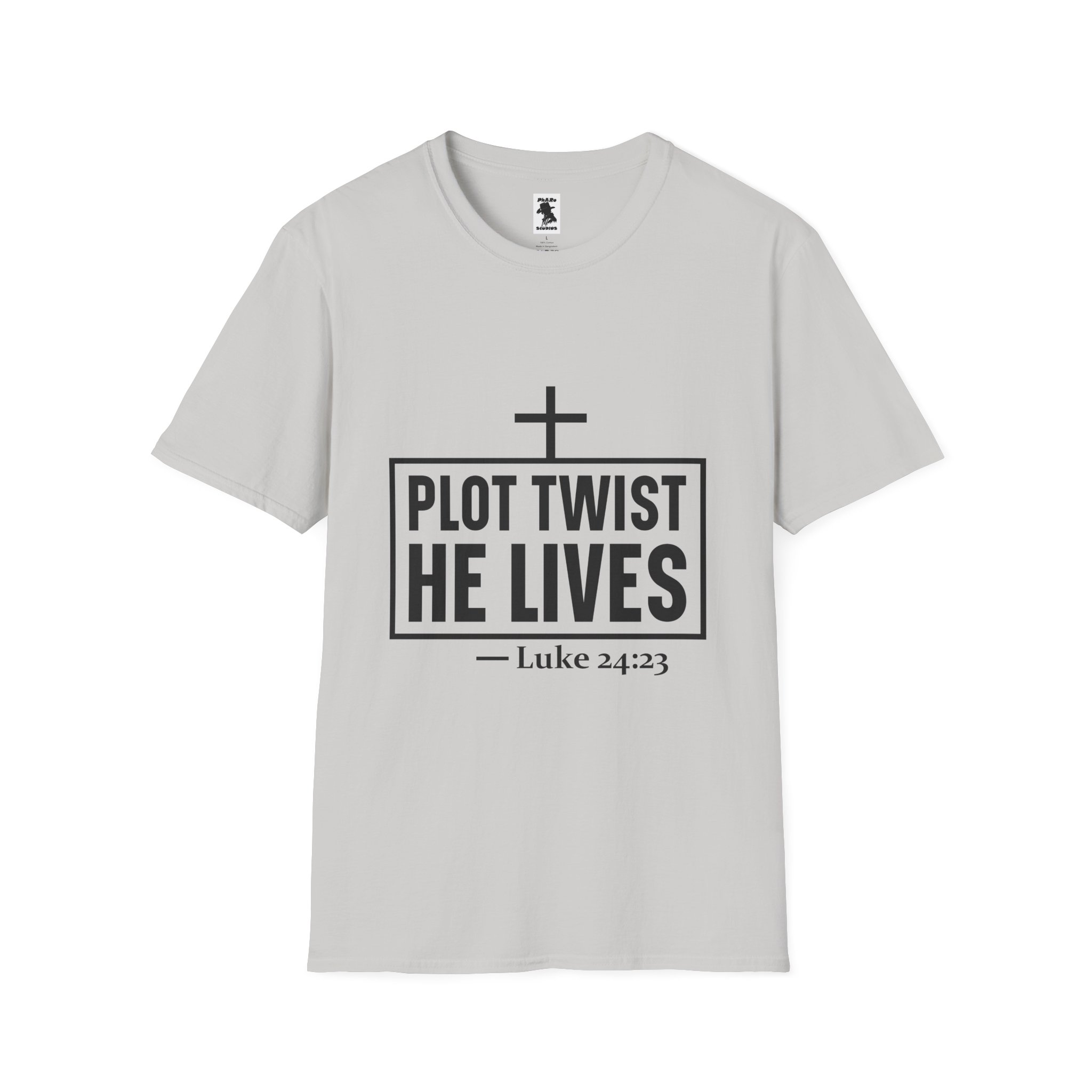 Unisex Softstyle T-Shirt - 'Plot Twist He Lives' Inspirational Faith Shirt - Image 17
