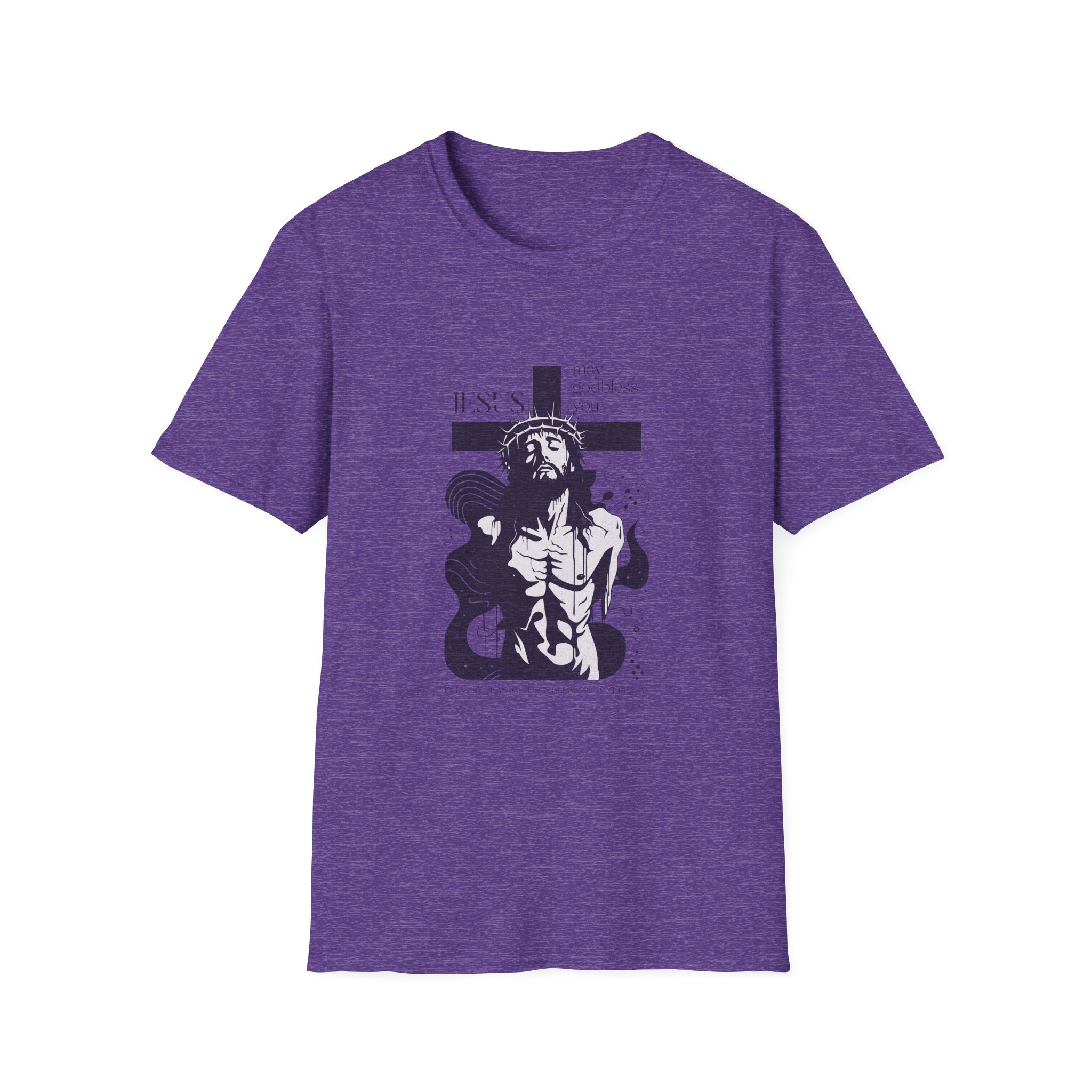 Stylized Jesus Cross Illustration (Religious Christian Tee) - Image 15