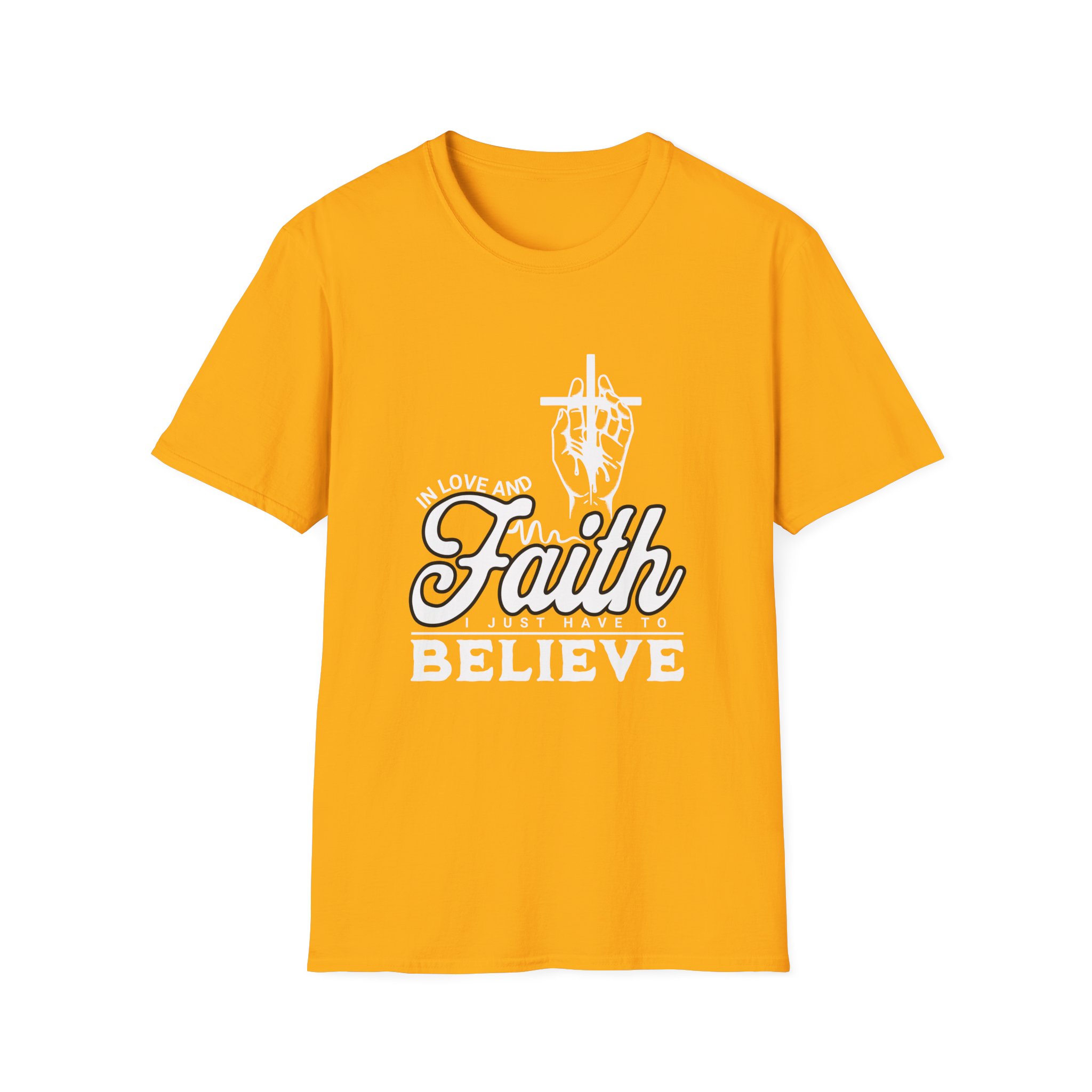 Faith Believe Unisex Softstyle T-Shirt - Image 5