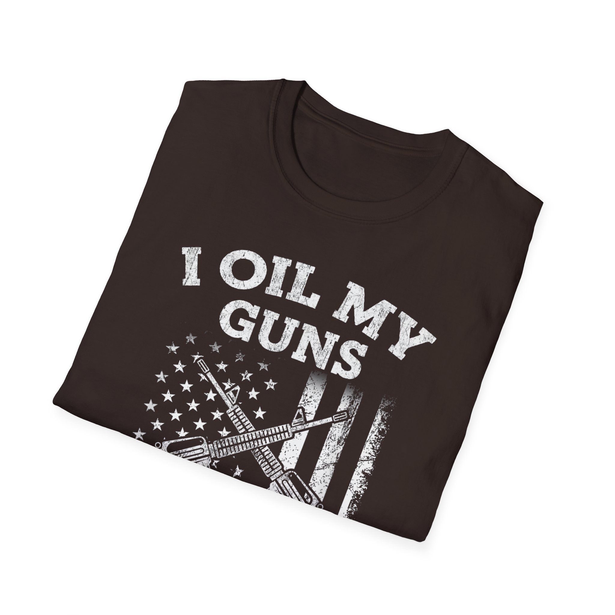 Gun Rights T-Shirt — "I Oil My Guns With Liberal Tears" Patriotic Rifle Shirt - Image 6