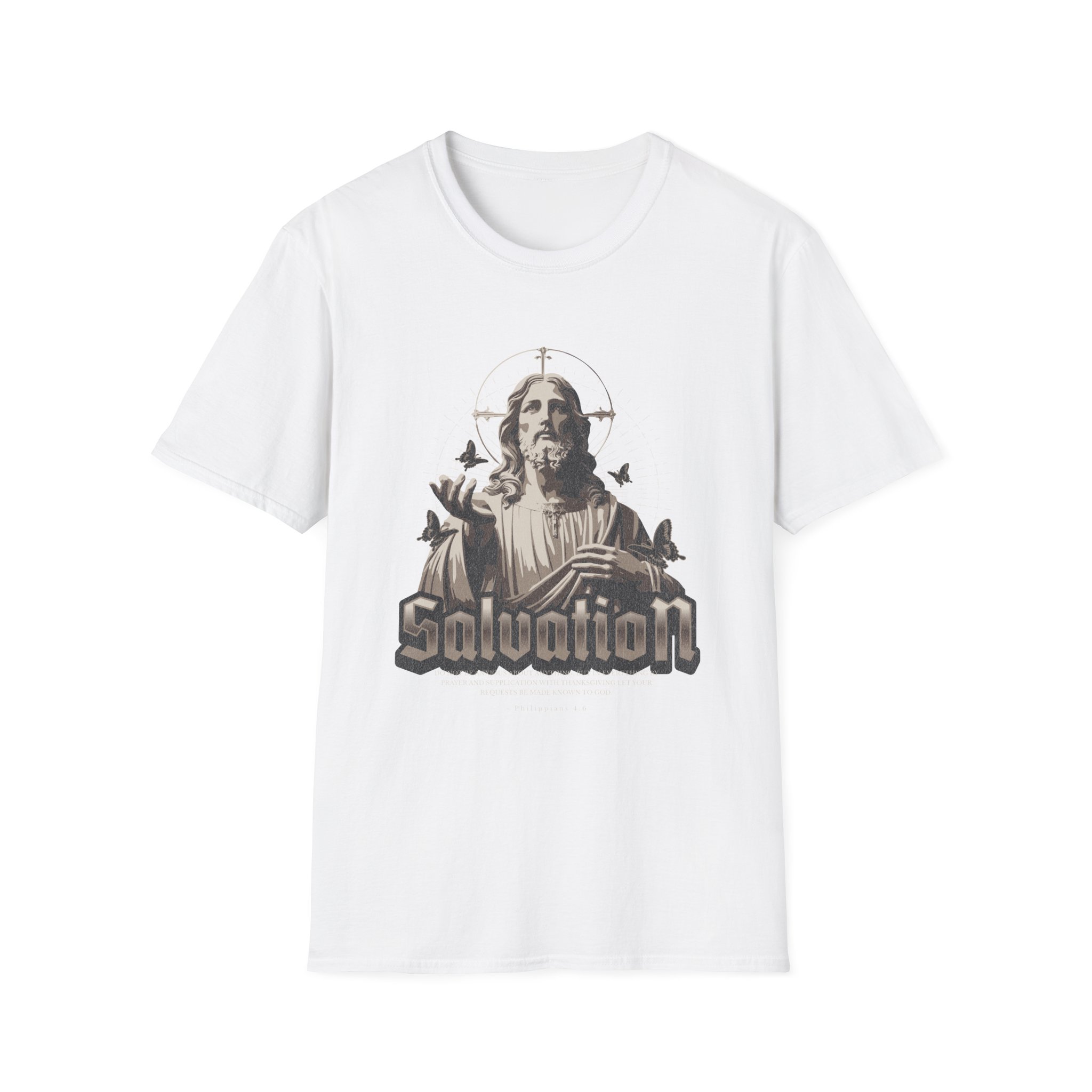 Salvation Vintage Jesus T-Shirt — Christian Faith Graphic Tee
