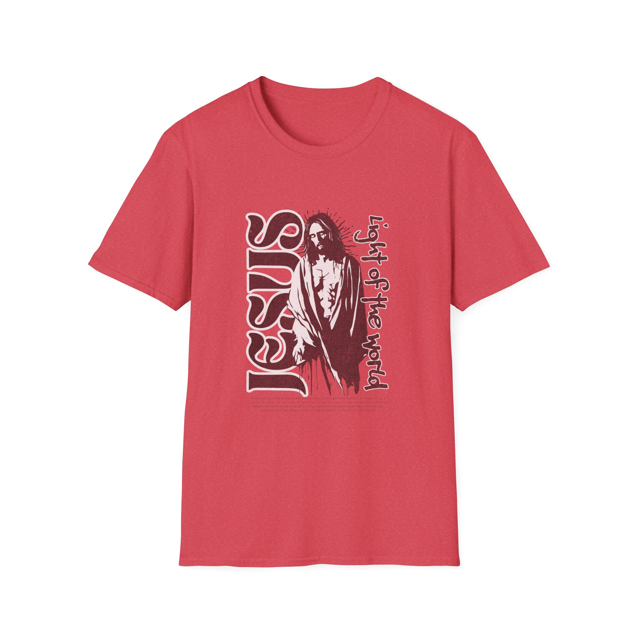 Jesus "Light of the World" Graphic T-Shirt - Image 27